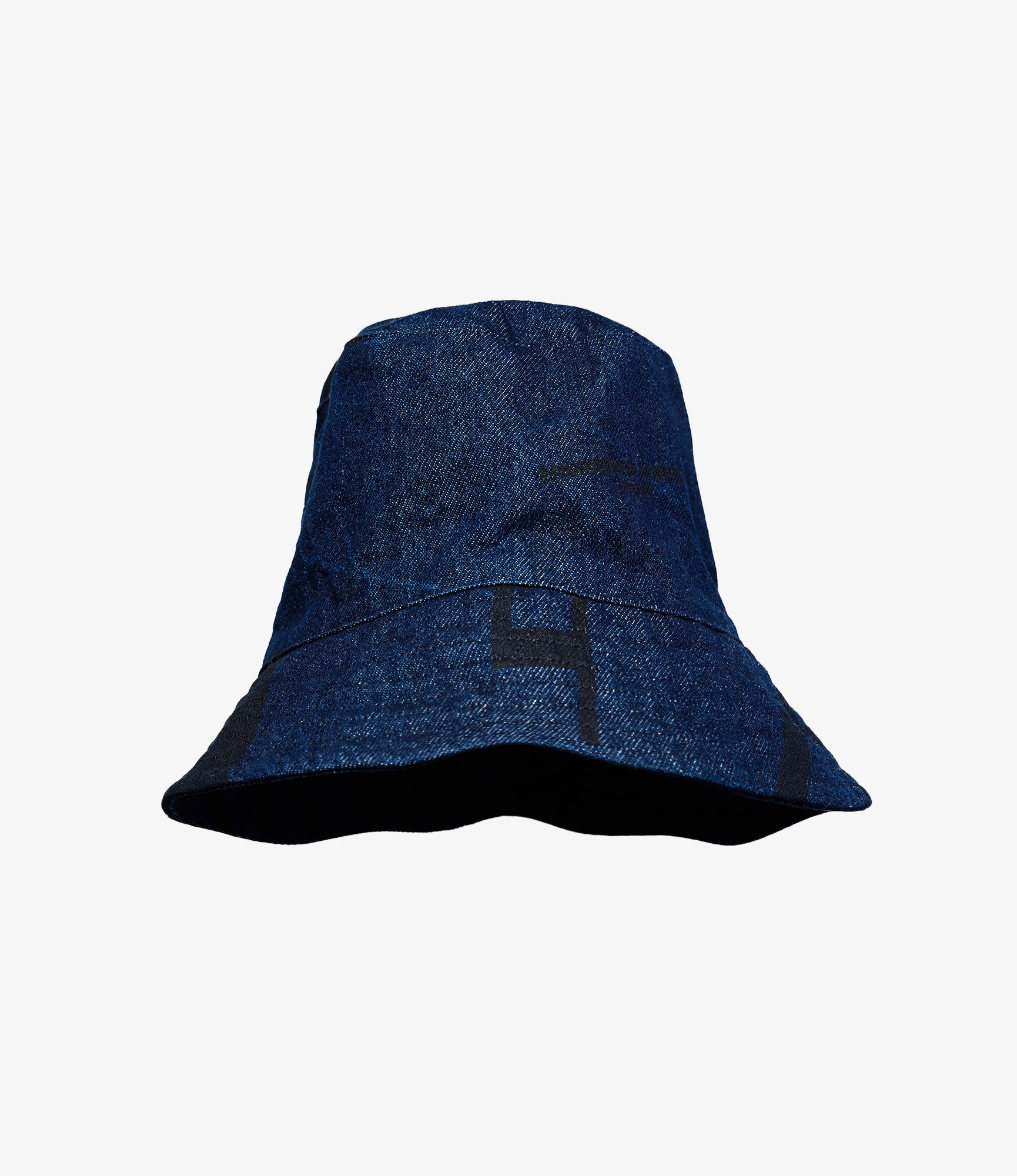 Bucket Hat - Indigo Music Note Print 12oz Denim
