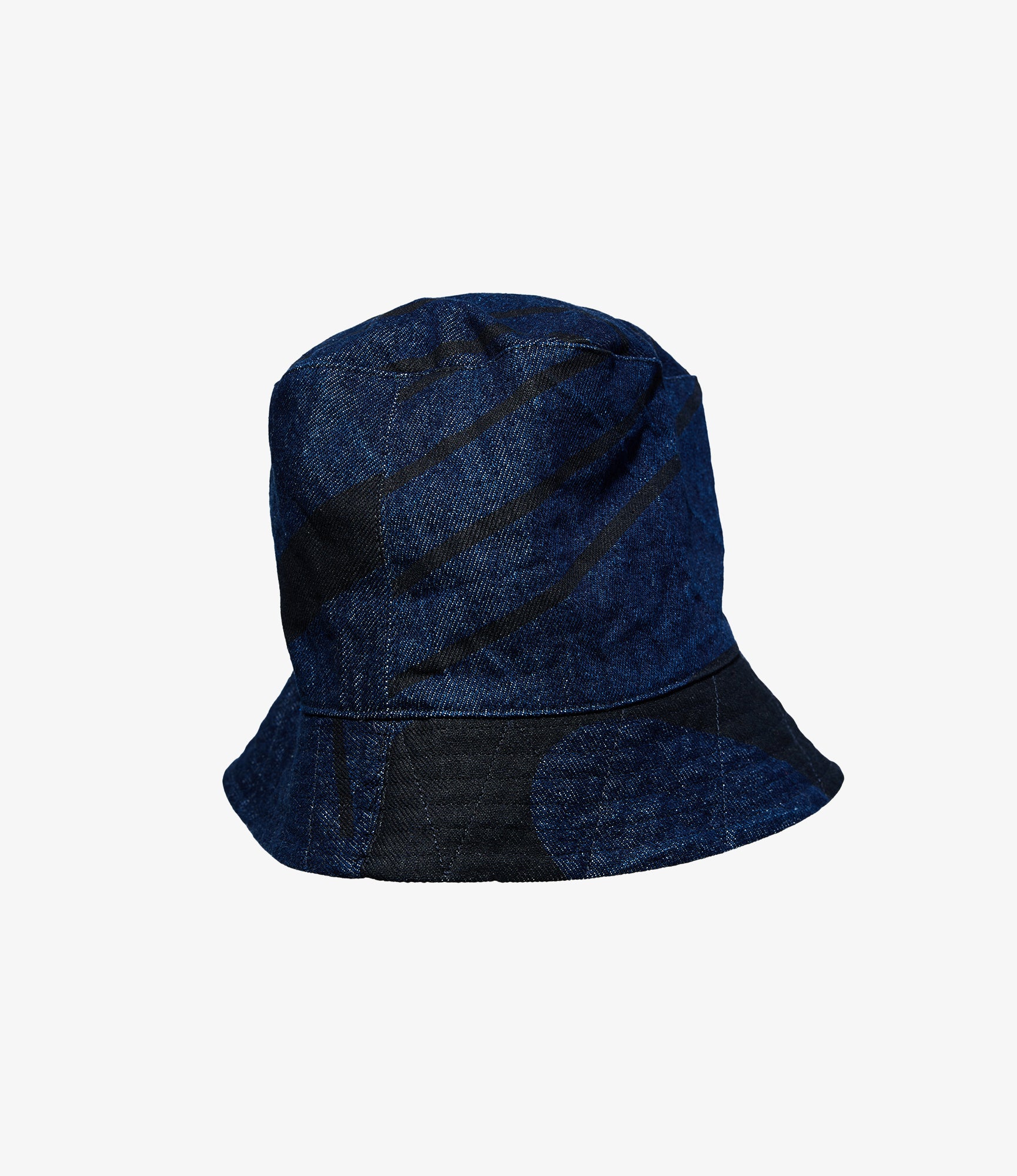 Bucket Hat - Indigo Music Note Print 12oz Denim