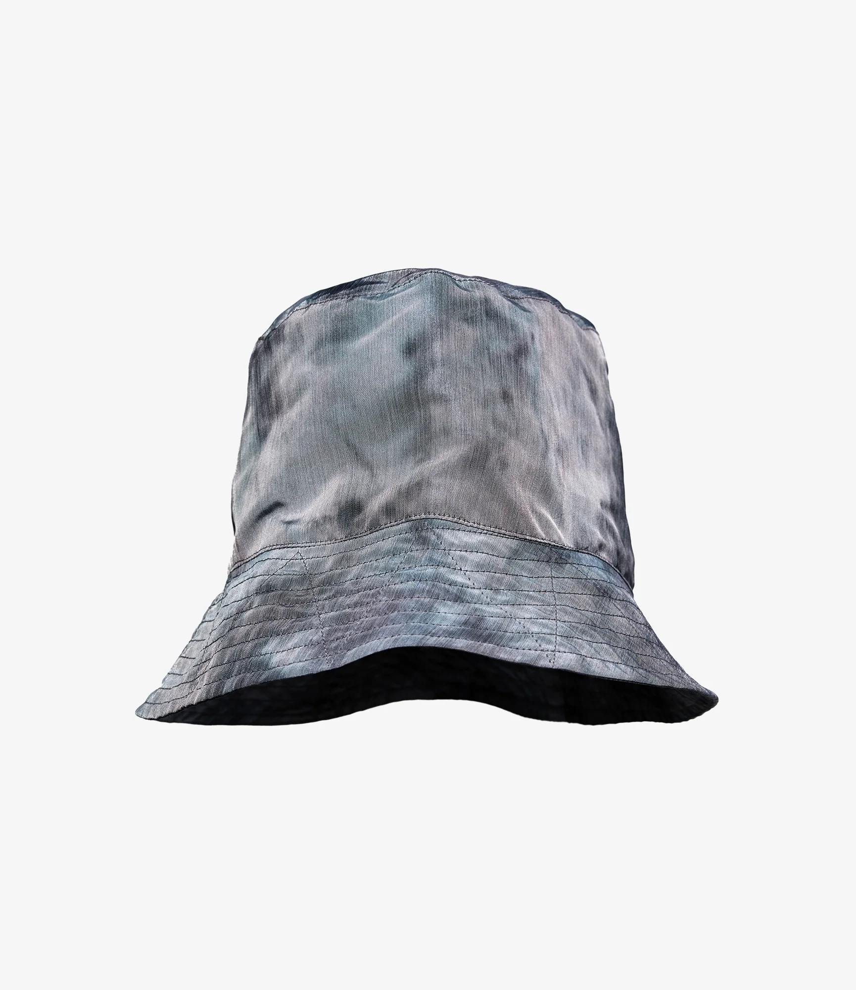 Bucket Hat - Charcoal Polyester Smoke Print