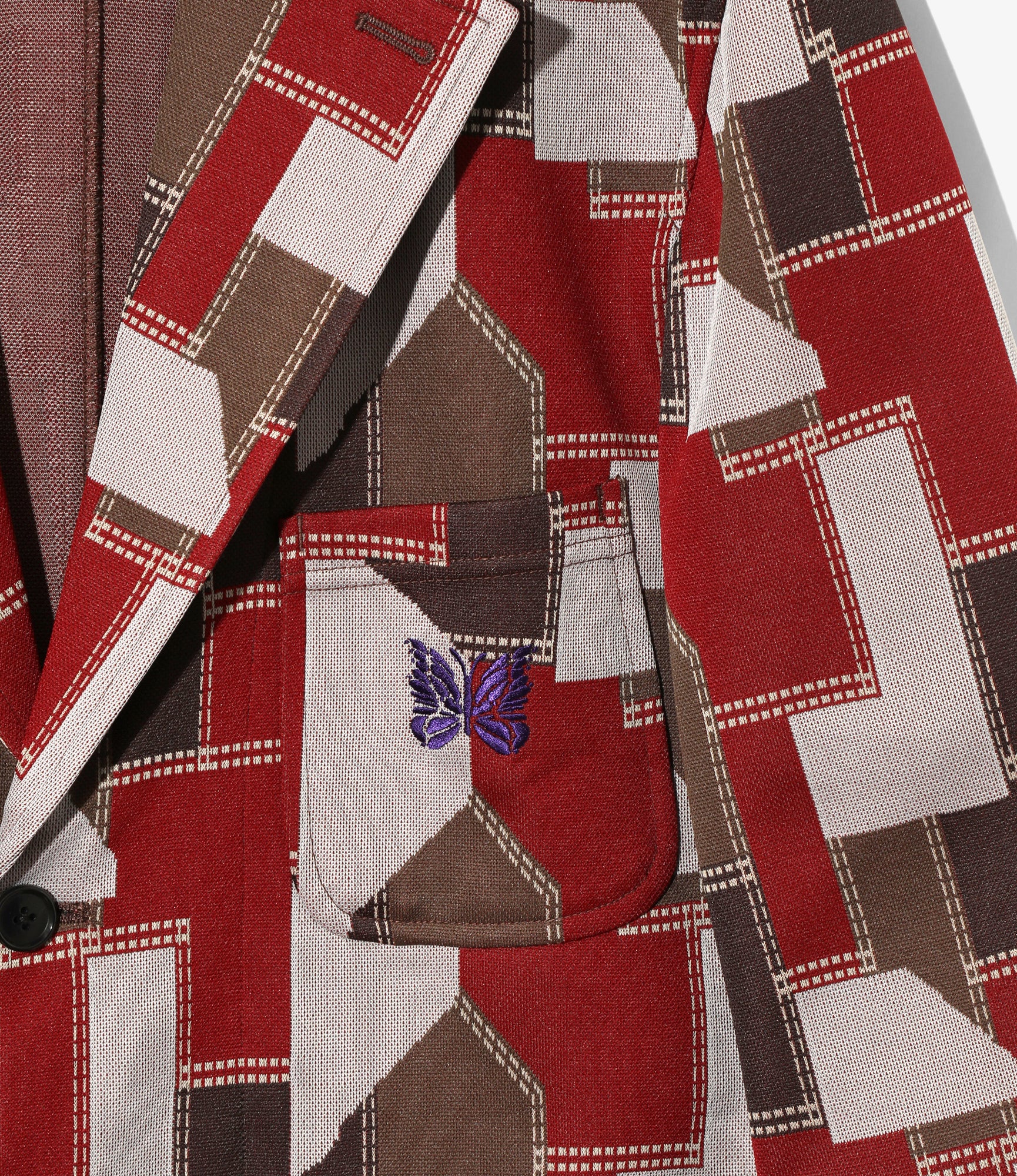 2B Jacket - Patchwork - Poly Jacquard