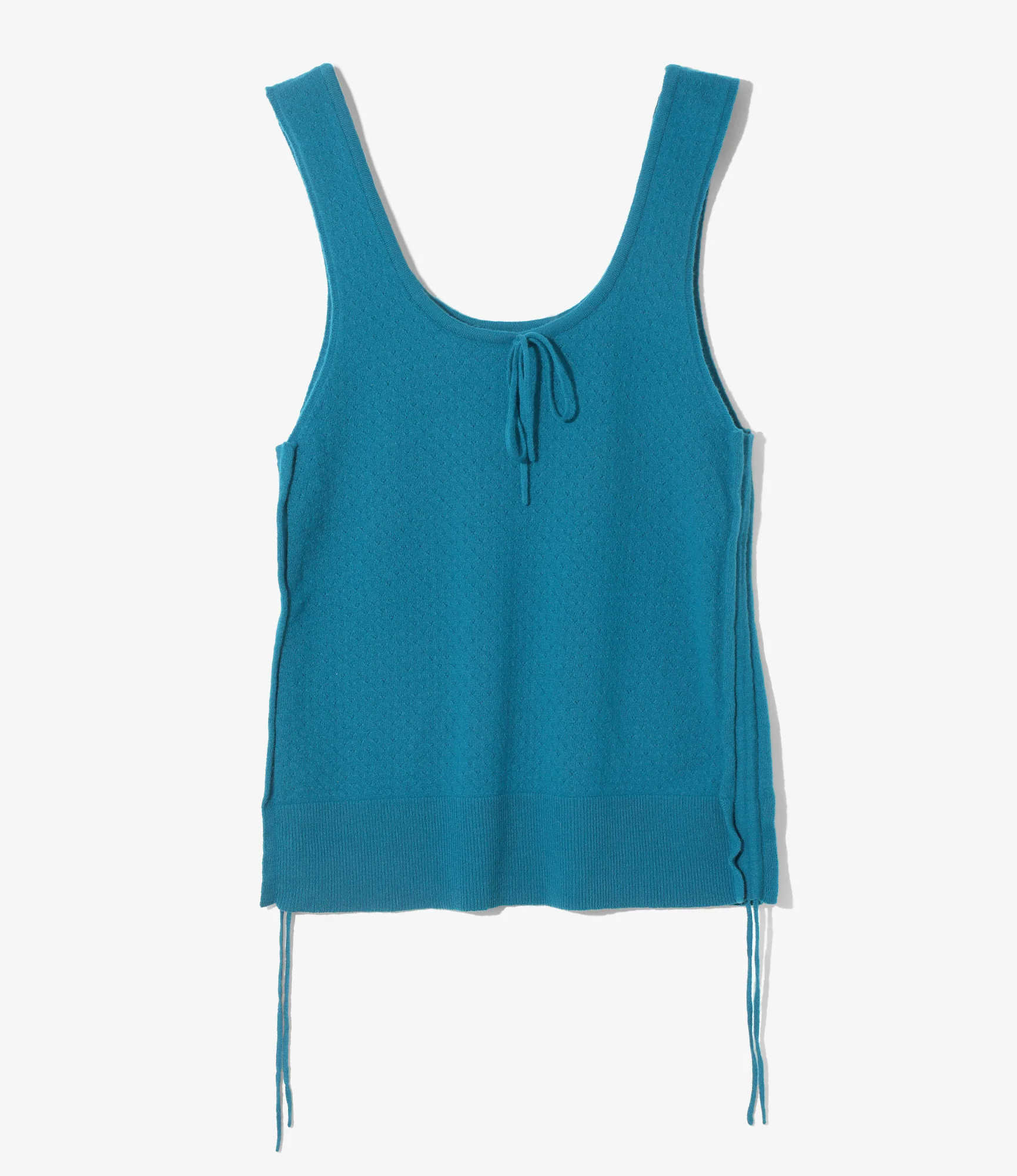 Apron Dress - Blue - Boiled Knit