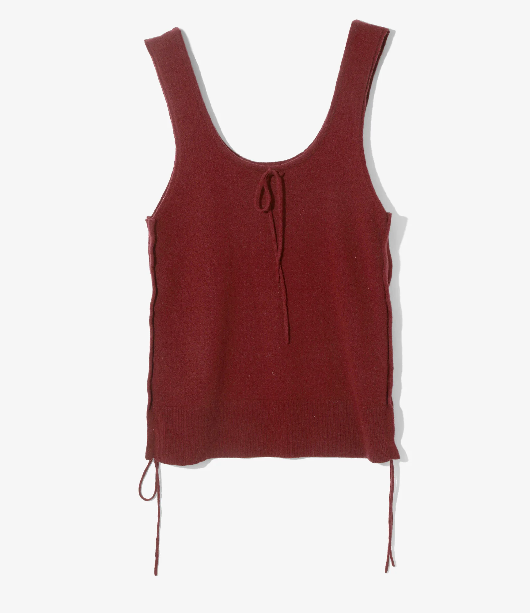 Apron Dress - Burgundy - Boiled Knit