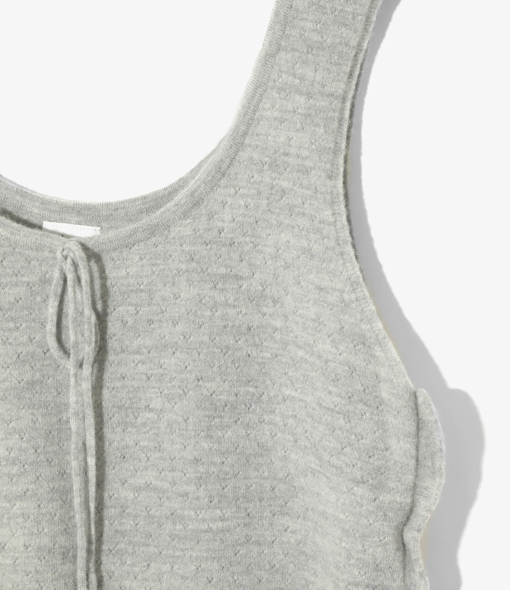 Apron Dress - H. Grey - Boiled Knit