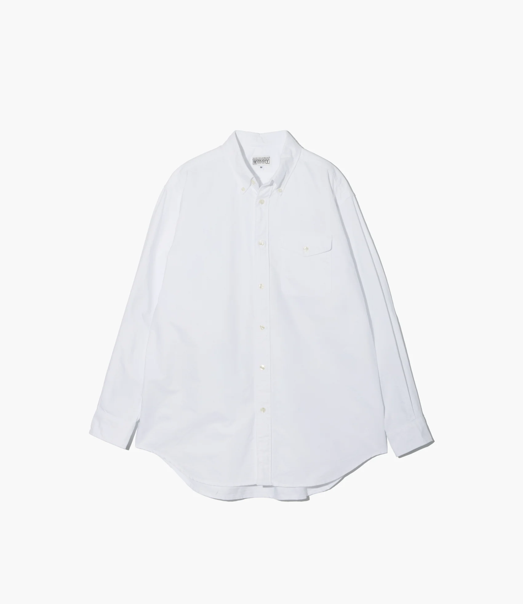 BD Shirt - White Cotton Oxford