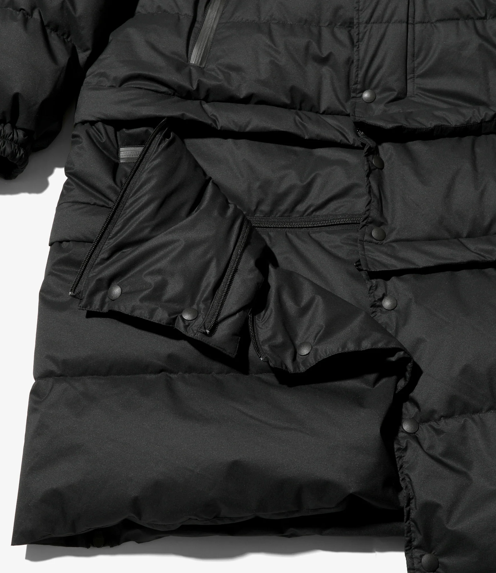 Engineered Garments x Nanga - Detachable Down Coat - Black