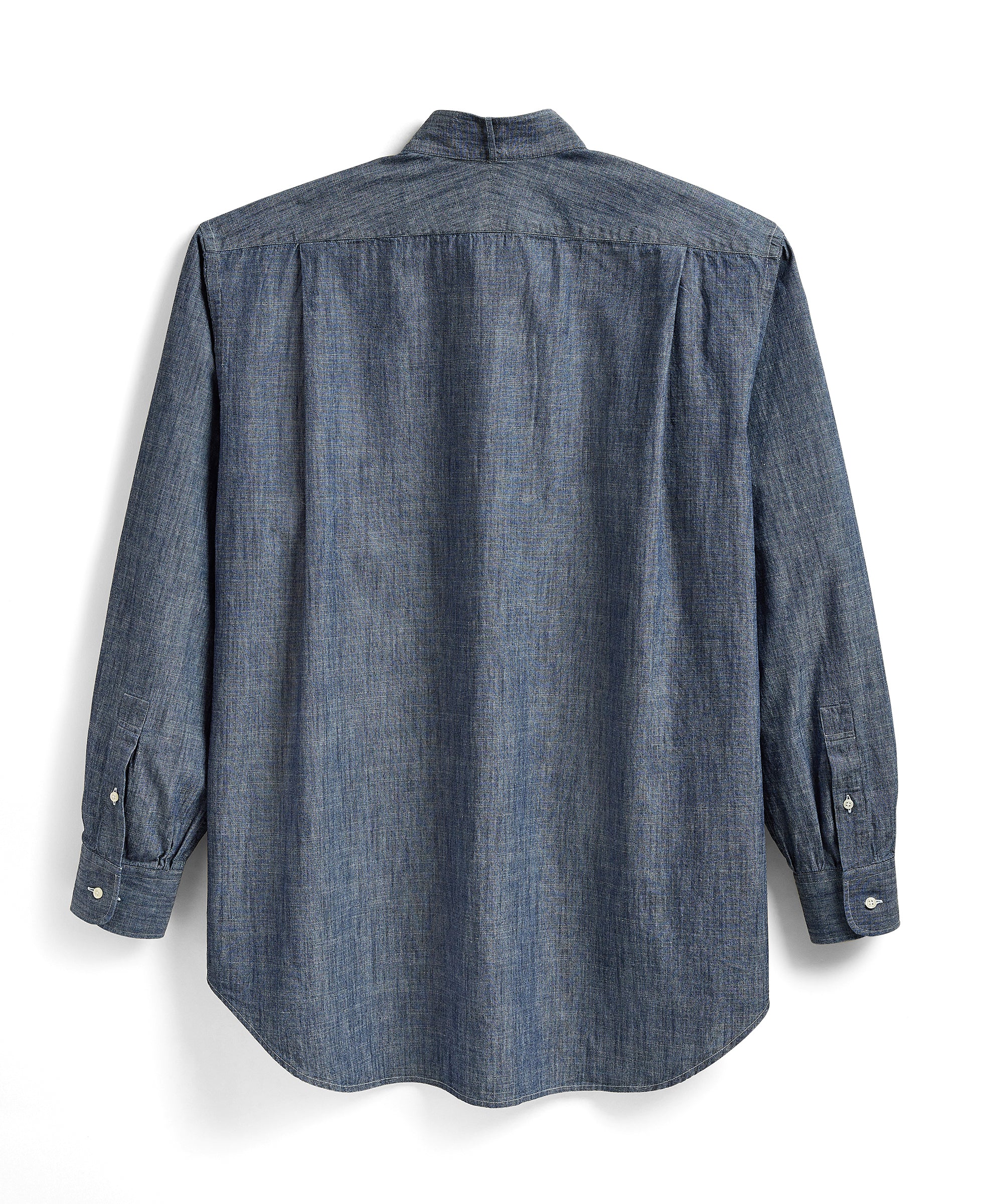 Engineered Garments x Brooks Brothers - Oversized Wing Collar Shirt - Blue Chambray