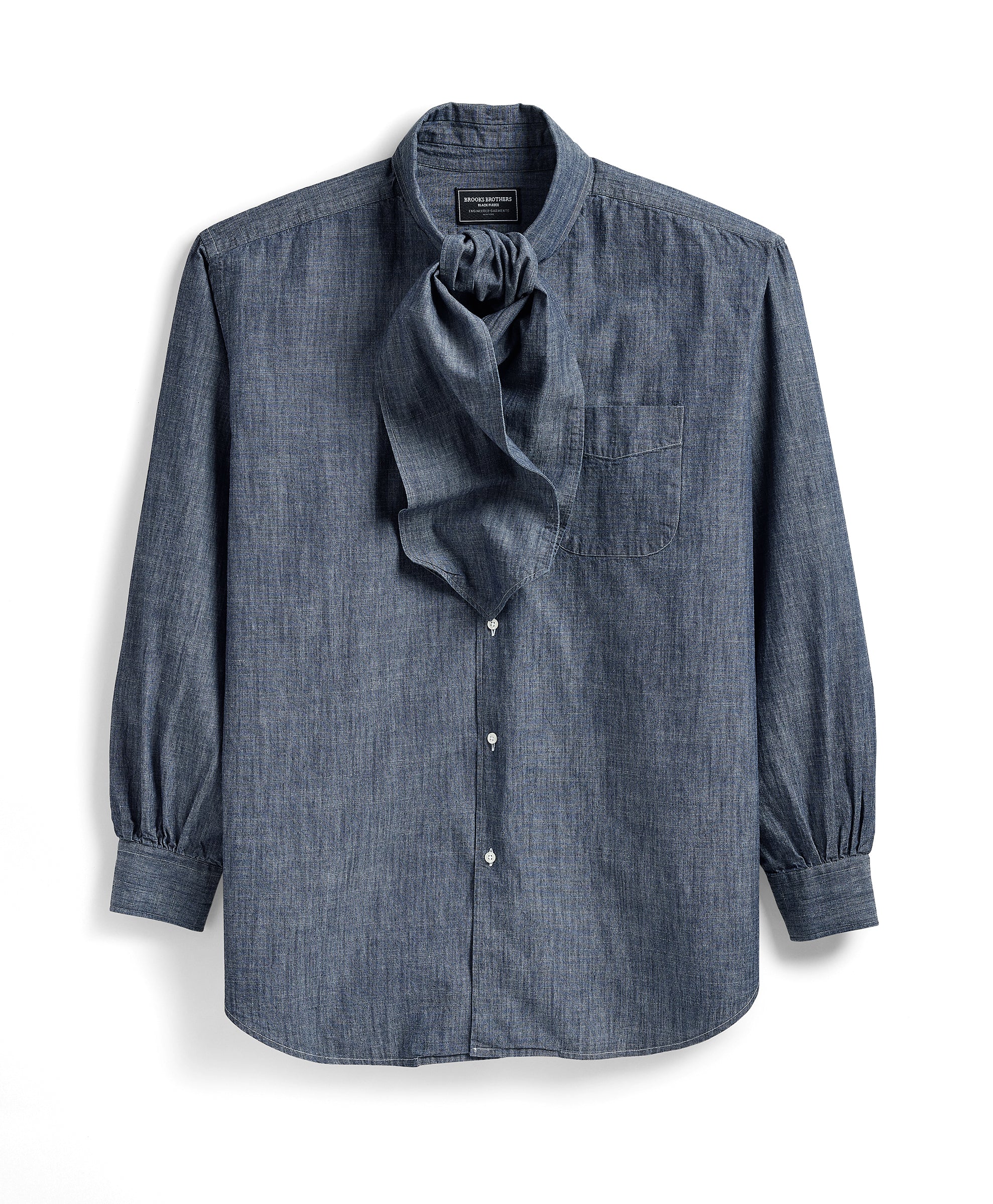 Engineered Garments x Brooks Brothers - Oversized Ascot Shirt - Blue Chambray