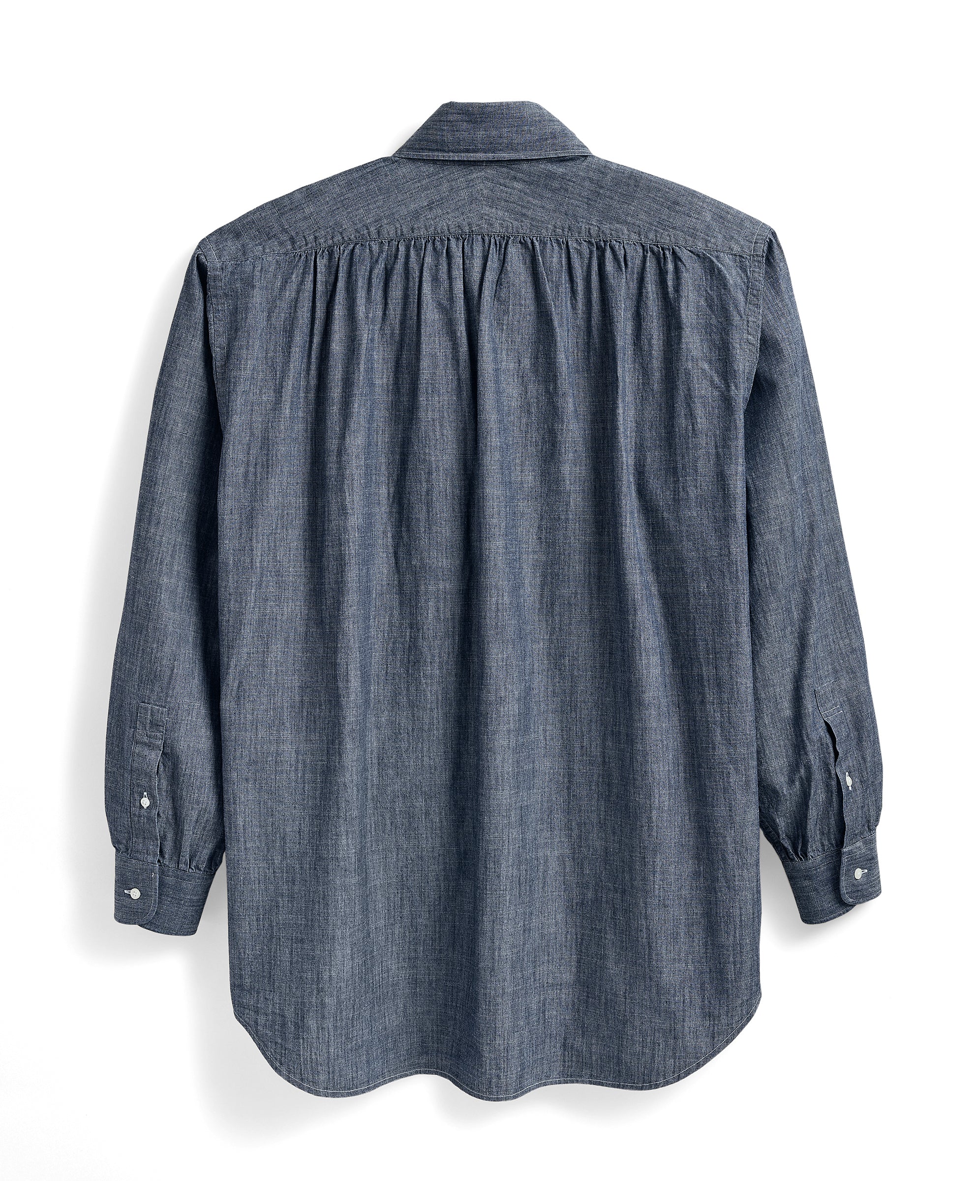 Engineered Garments x Brooks Brothers - Oversized Ascot Shirt - Blue Chambray