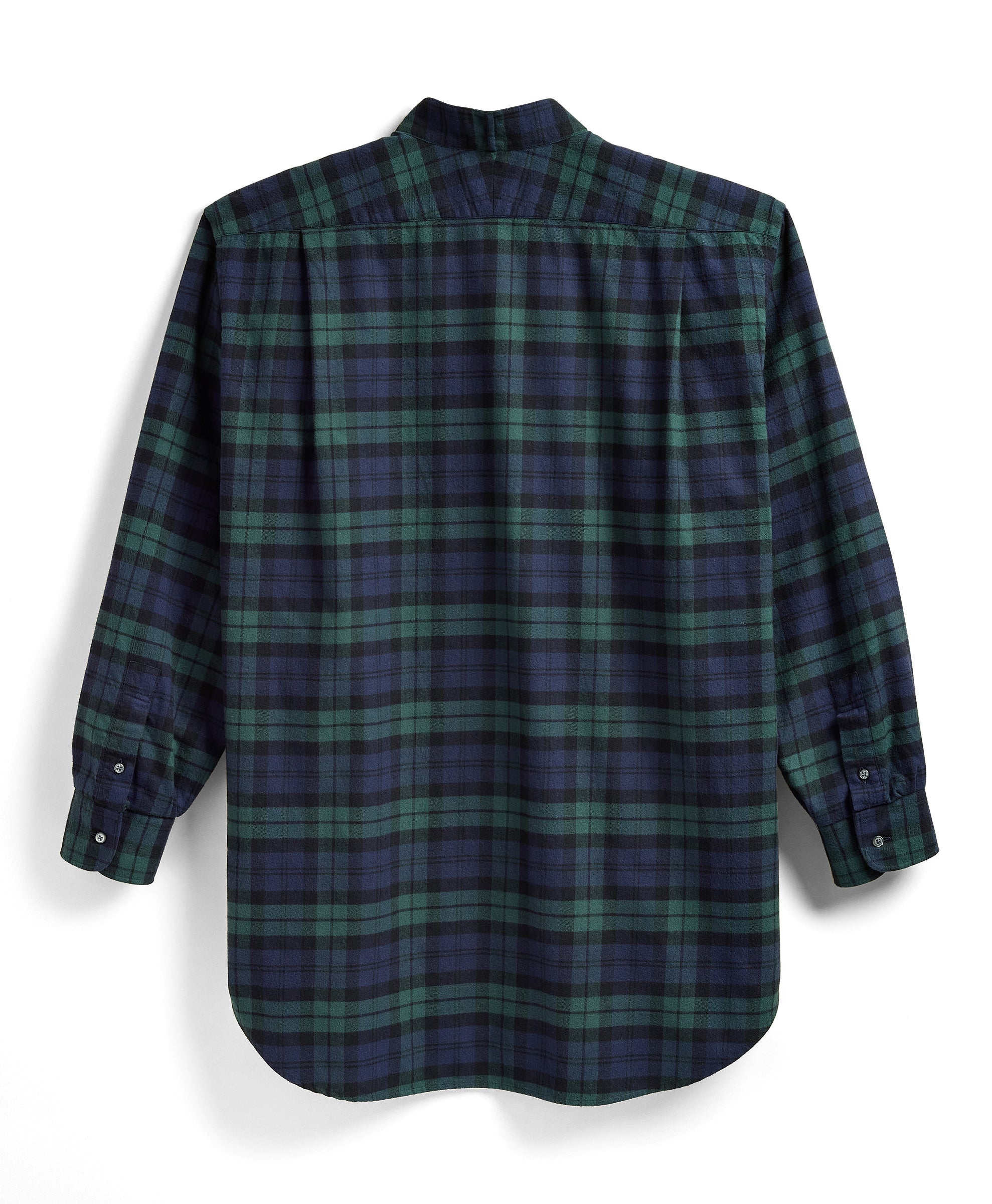 EG x Brooks Brothers - Oversized Wing Collar Shirt - Blackwatch Flannel