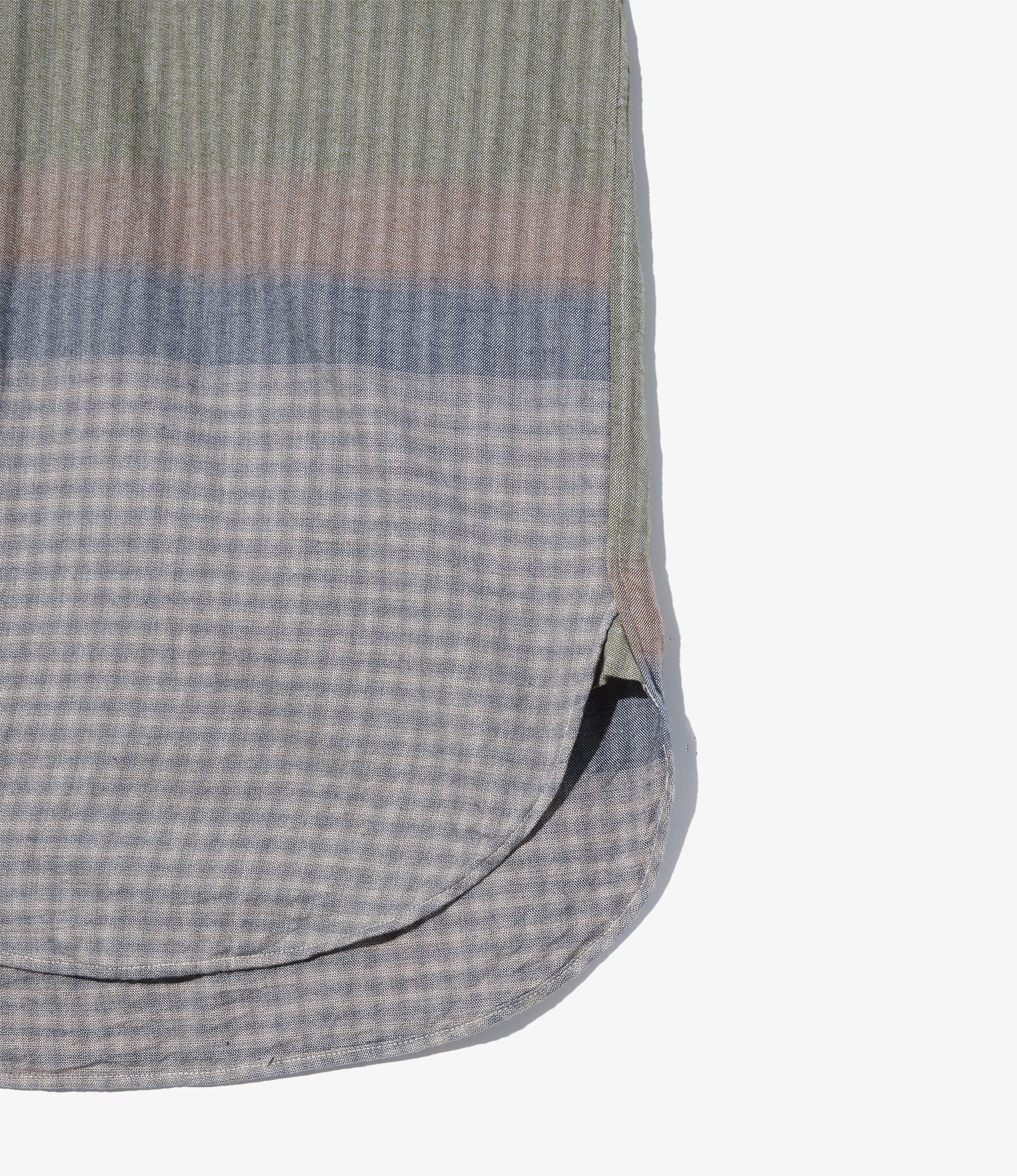 19th Century BD Shirt - Multi Color Smoky Horizontal Stripe 5 19th Century BD Shirt - Multi Color Smoky Horizontal Stripe