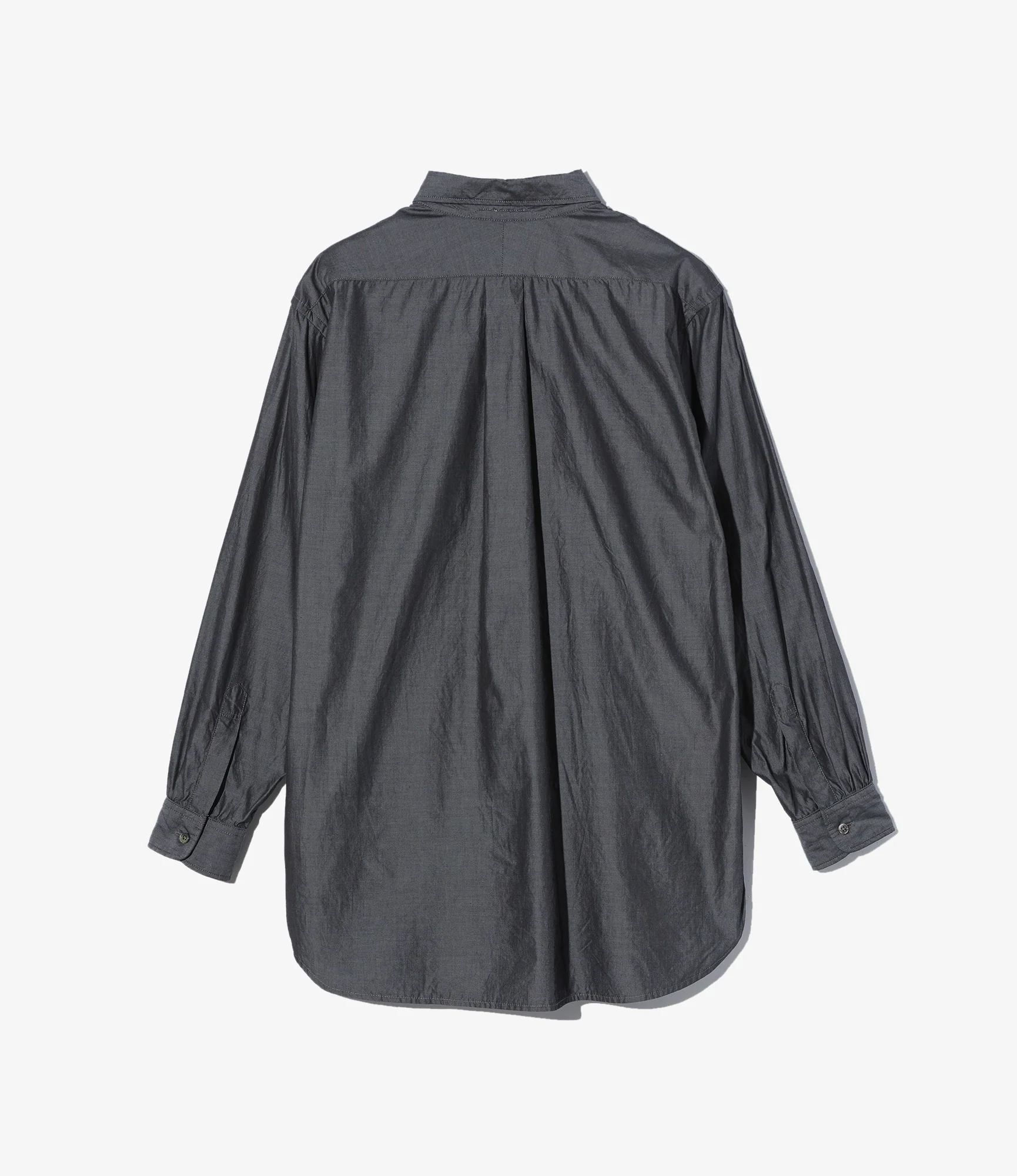 19th Century BD Shirt - Charcoal Cotton Iridescent Broadcloth