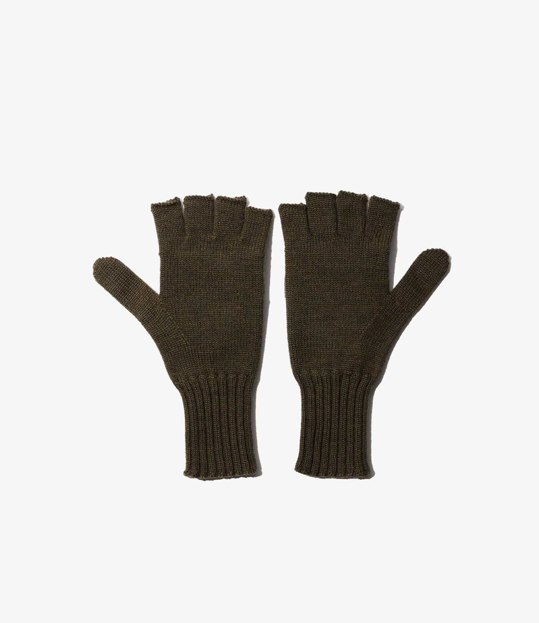 Mitten - Olive Wool