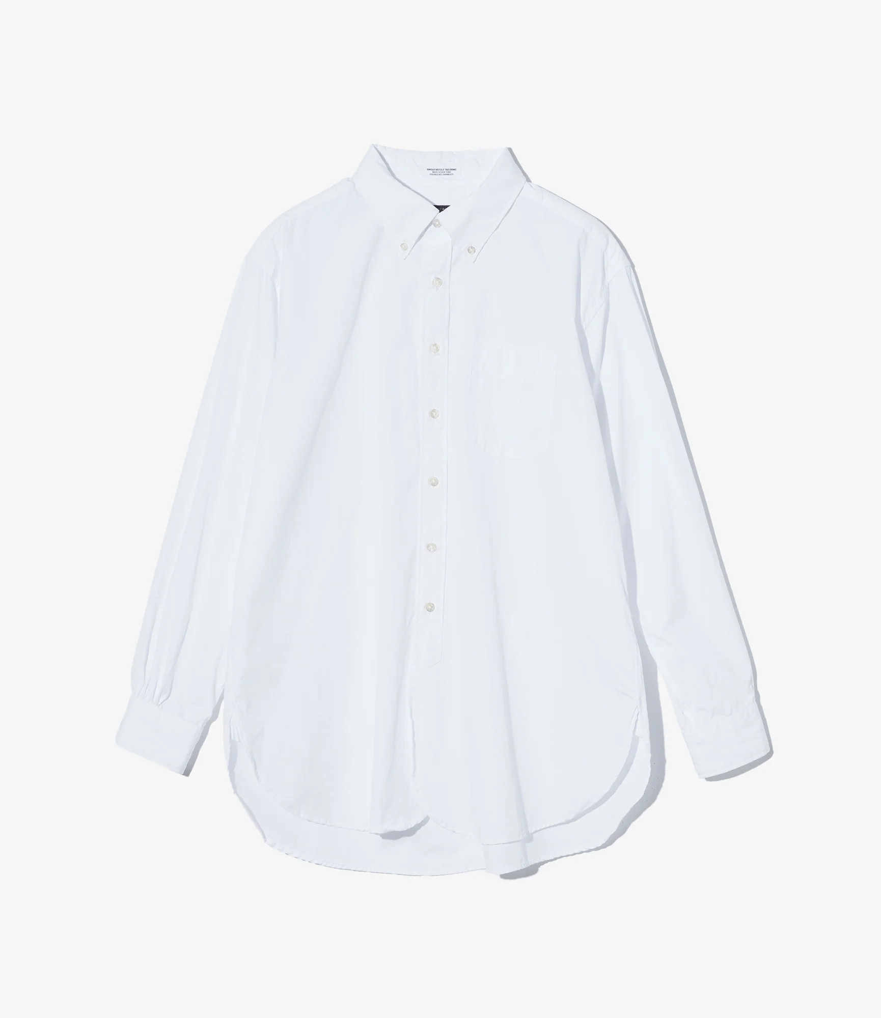 19th Century BD Shirt - White 100's 2Ply Broadcloth