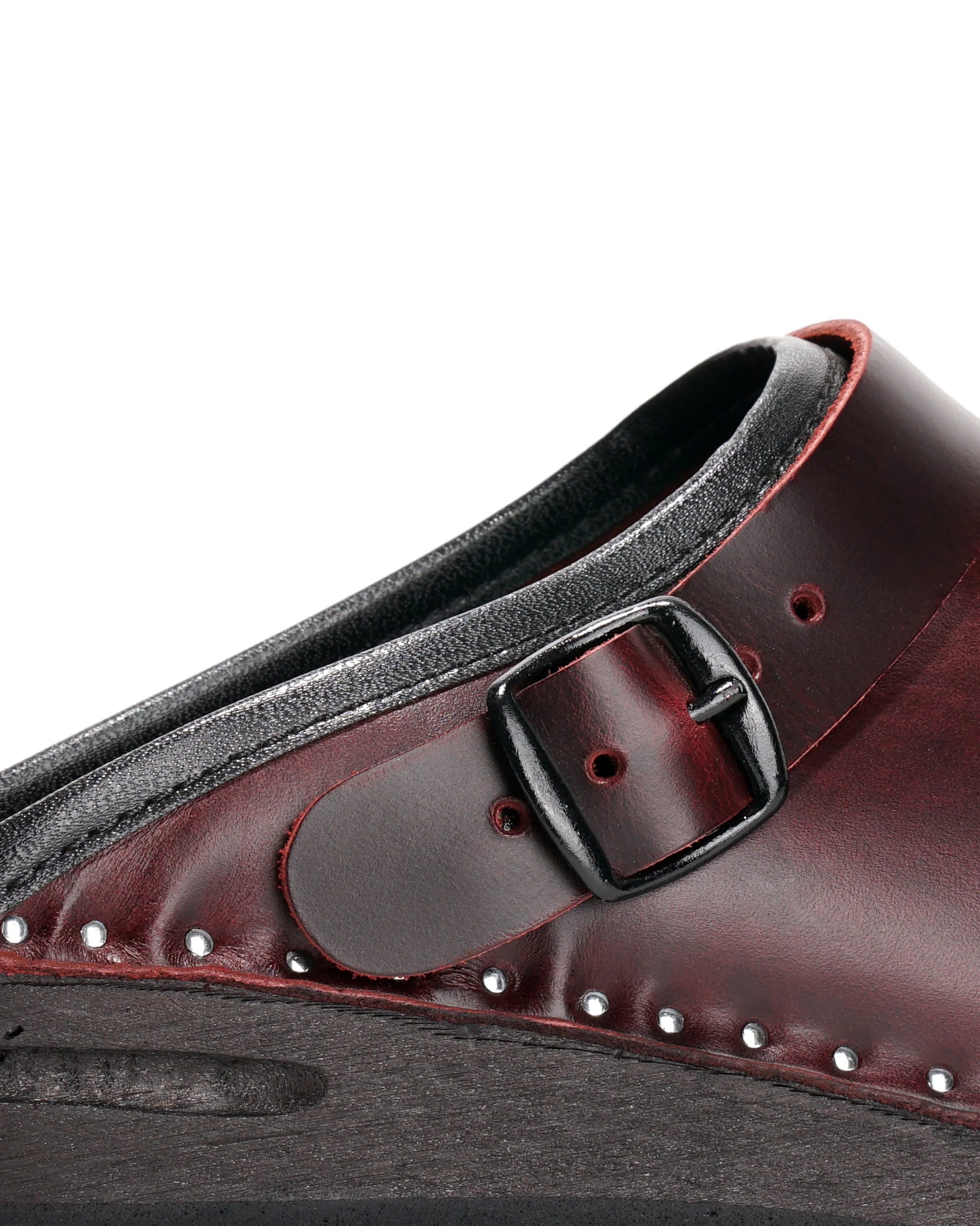 Needles x Troentorp - Safety - Smooth/Steel Toe - Bordeaux