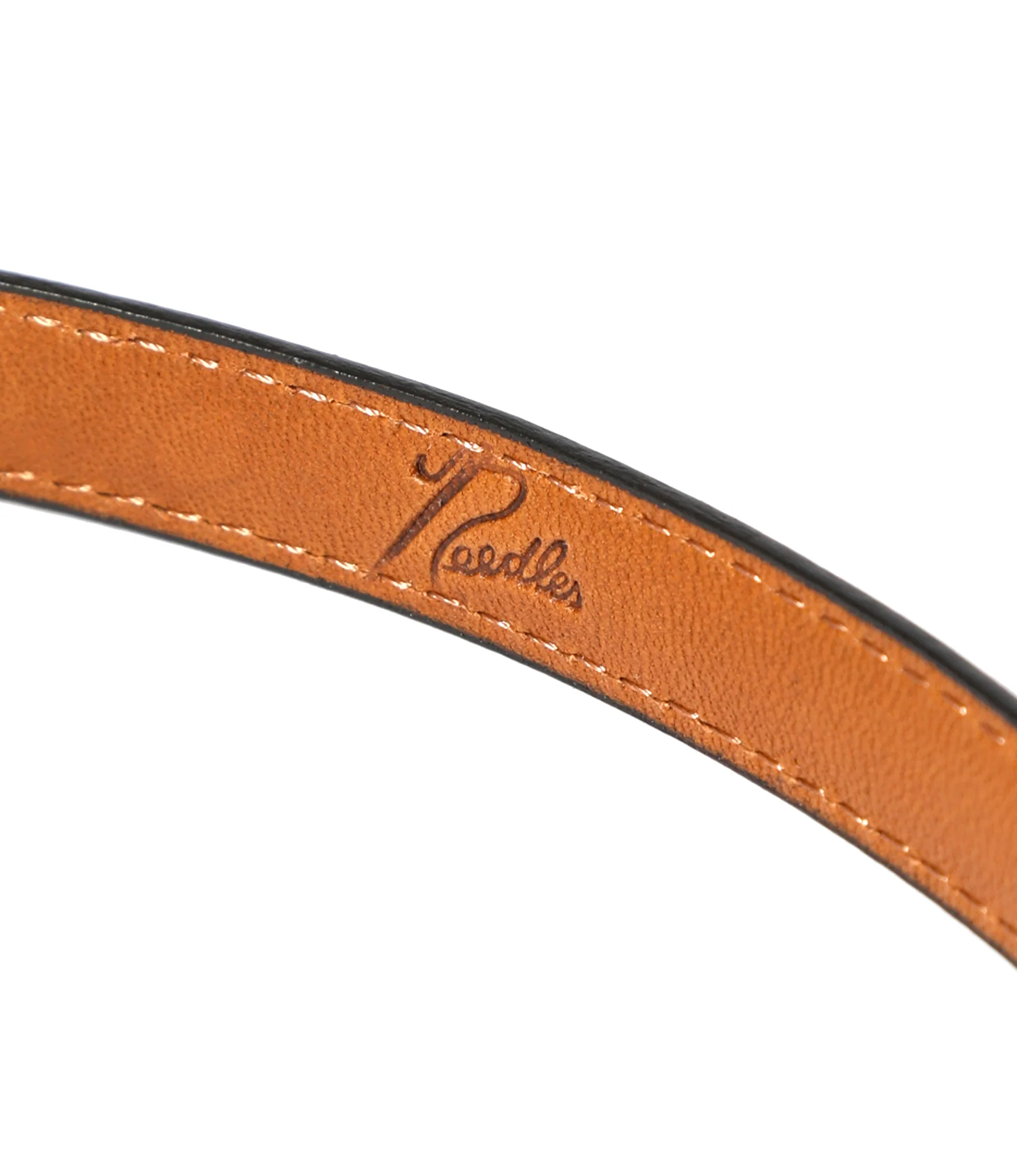 Peace Buckle Narrow Belt - Black - Steer Lthr 3 Peace Buckle Narrow Belt - Black - Steer Lthr