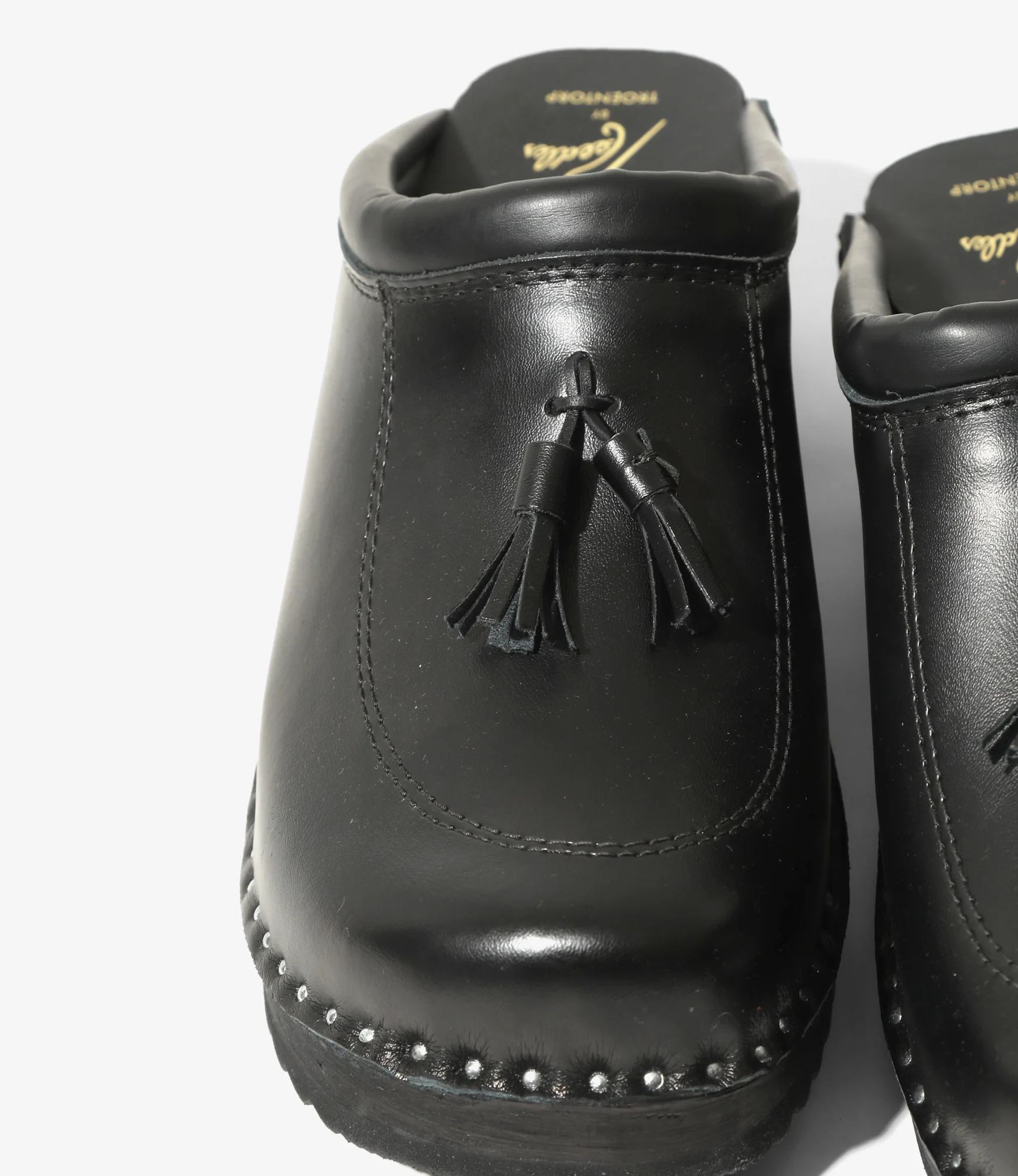Needles x Troentorp - Tassel Clog - Black / Black Ideal