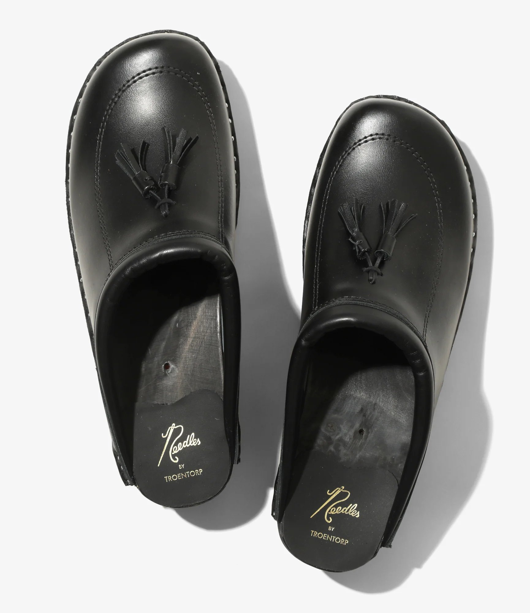 Needles x Troentorp - Tassel Clog - Black / Black Ideal 3 Needles x Troentorp - Tassel Clog - Black / Black Ideal