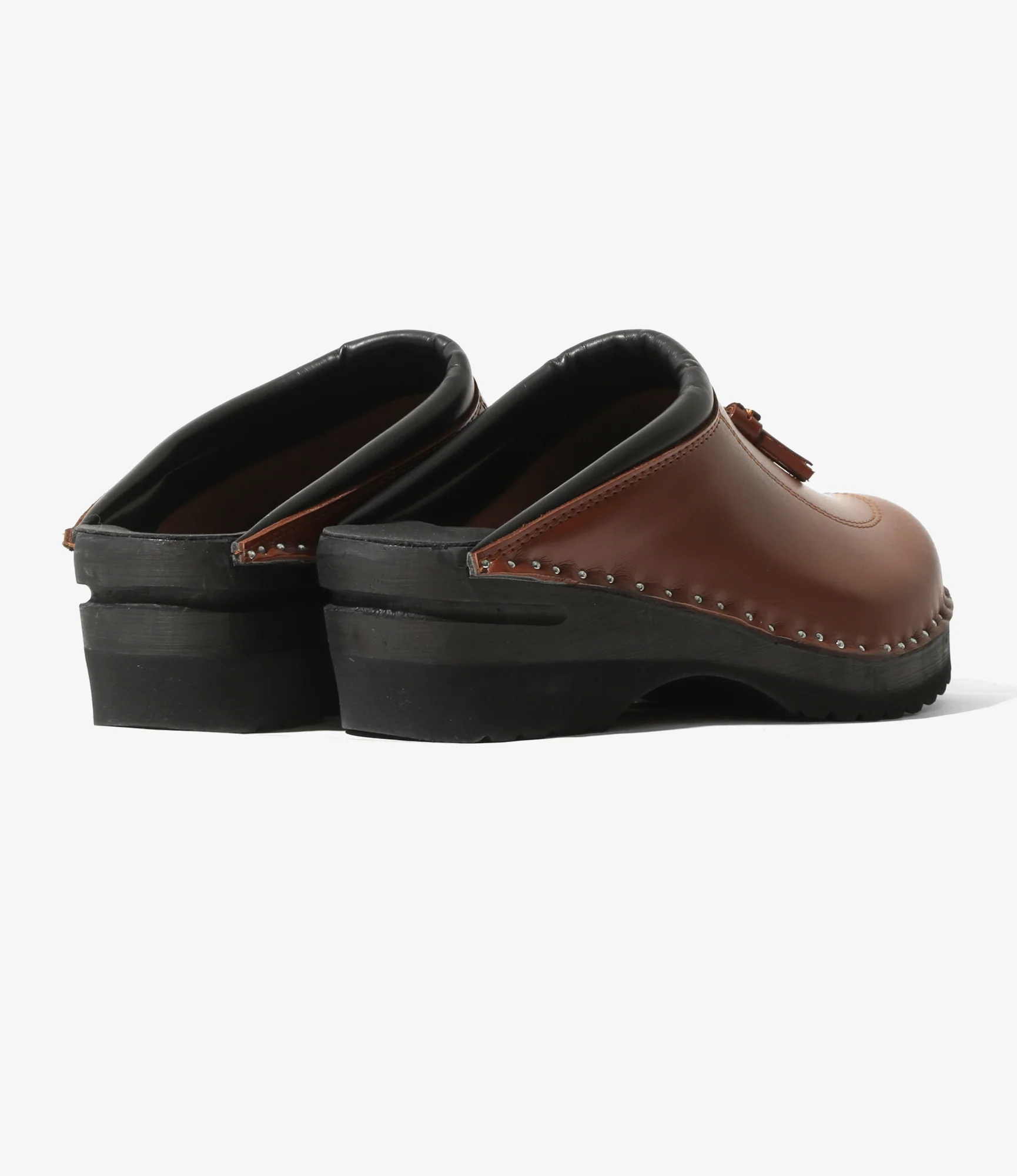 Needles x Troentorp - Tassel Clog - Rusty Brown / Black Ideal