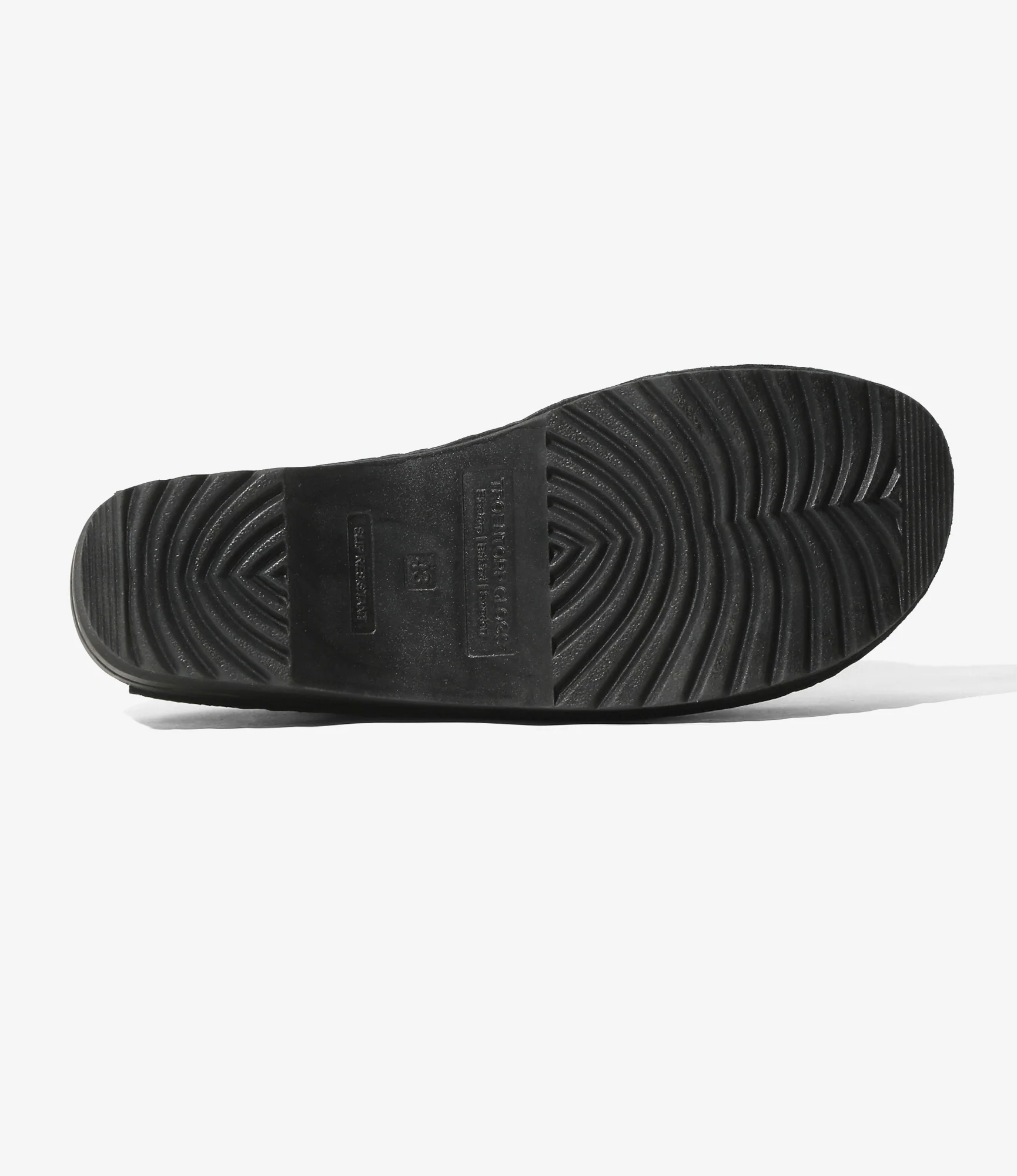 Needles x Troentorp - Kilt Fringe Clog - Black / Black Ideal