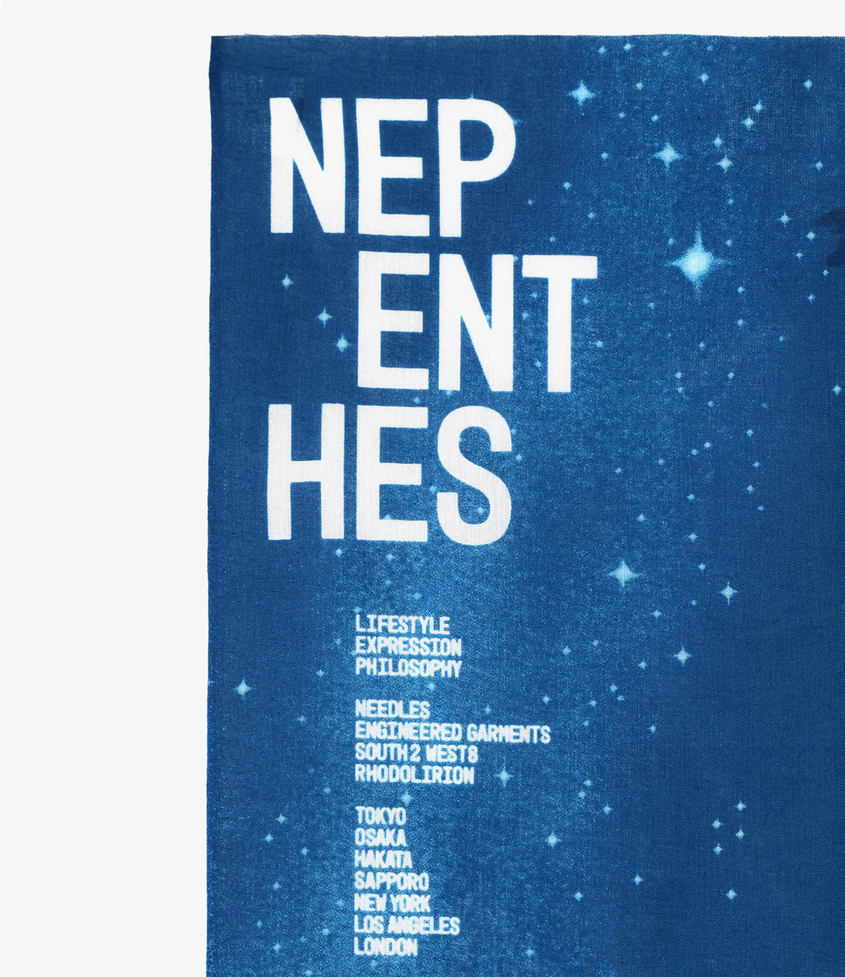 Nepenthes x Kazuhiro Ota - Tenugui Bandana - Starry Sky