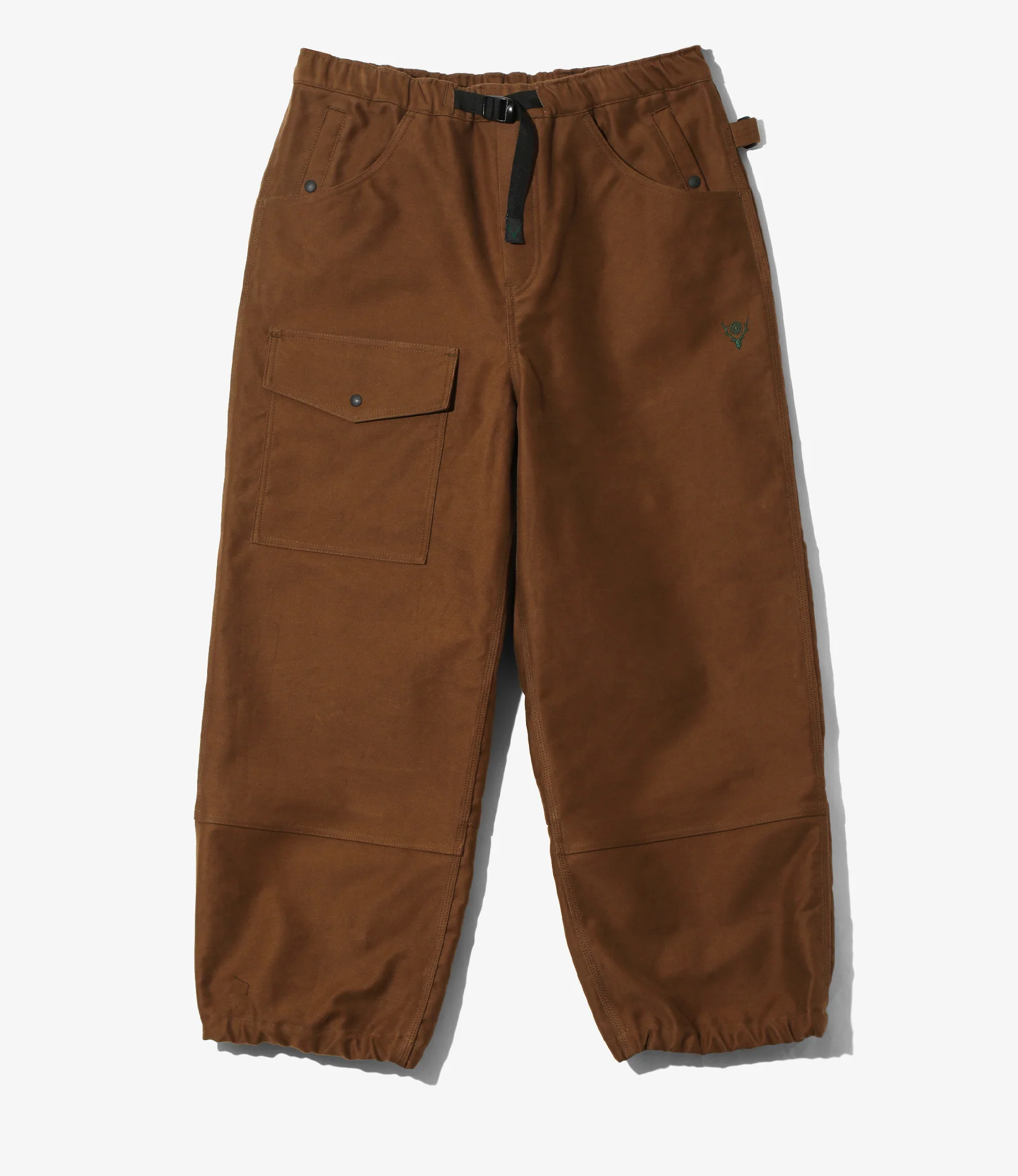 Belted O.P.P. Pant - Brown - Heavy Moleskin