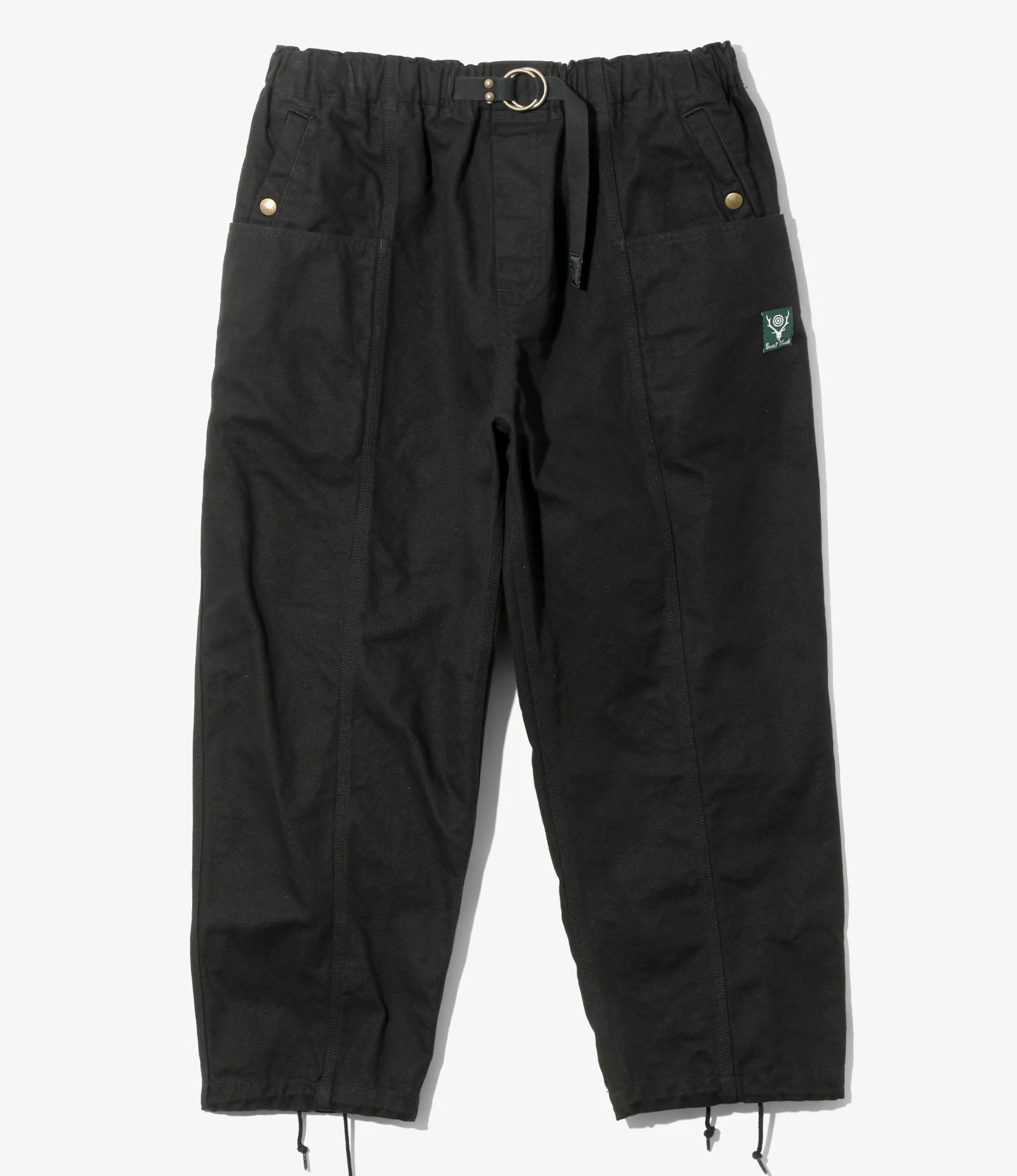 Belted C.S.Pant - Black - 11.5oz Cotton Canvas