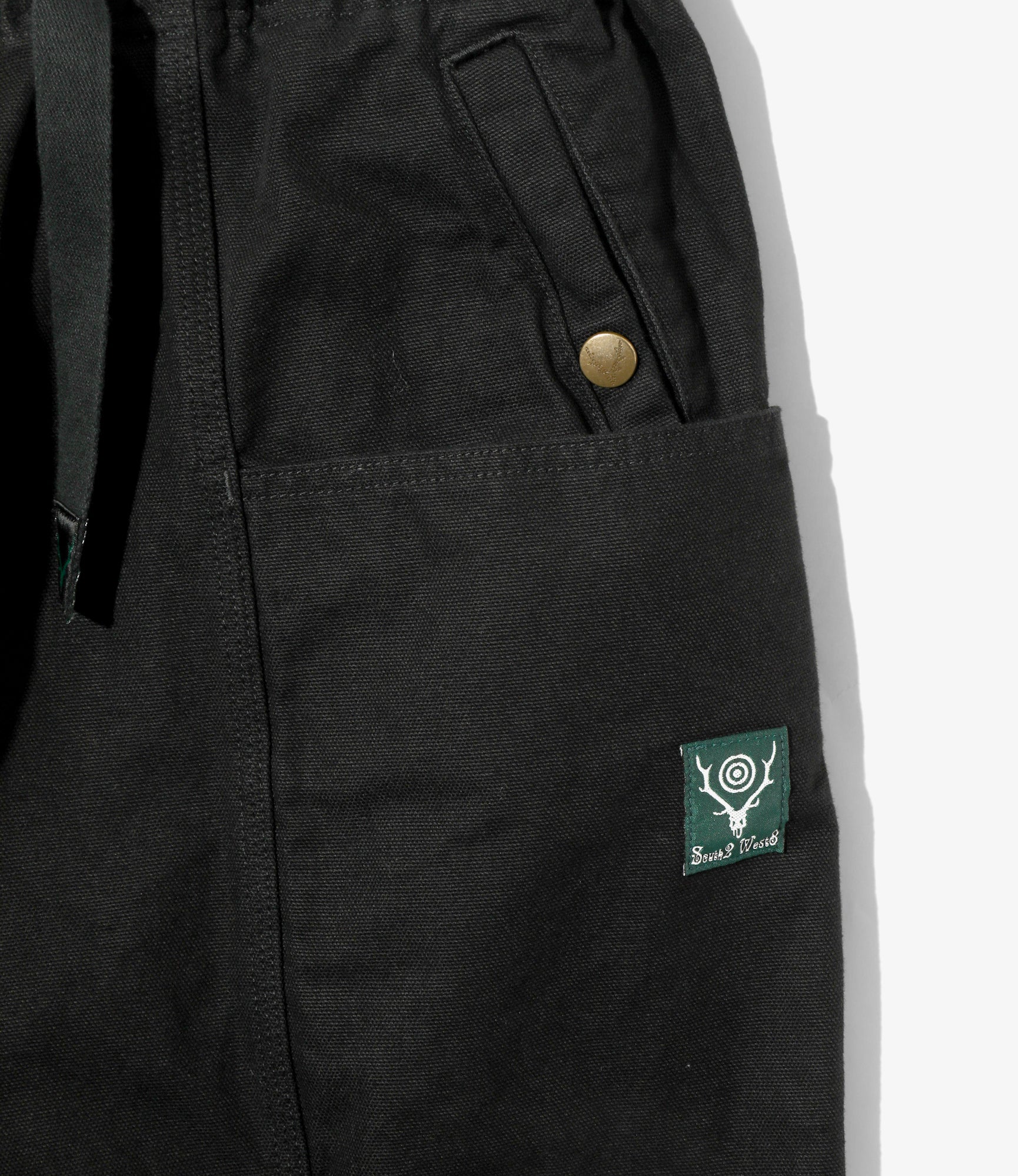 Belted C.S.Pant - Black - 11.5oz Cotton Canvas