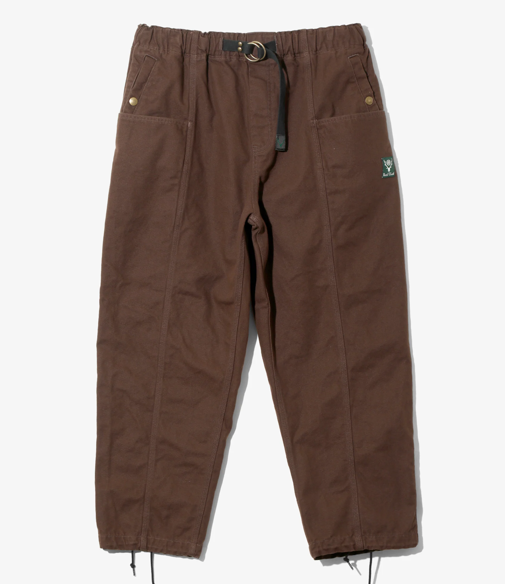 Belted C.S.Pant - Brown - 11.5oz Cotton Canvas