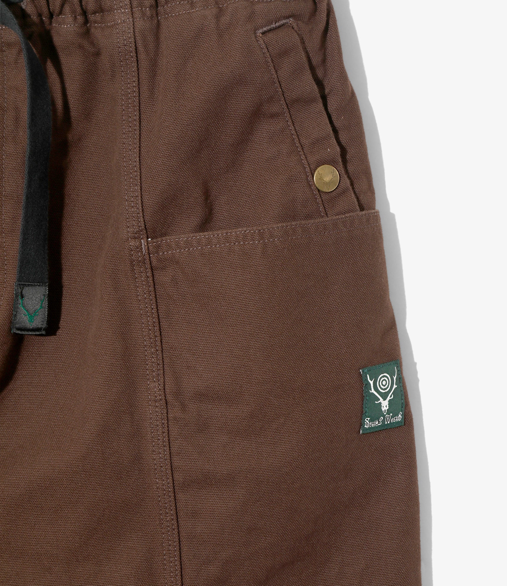 Belted C.S.Pant - Brown - 11.5oz Cotton Canvas