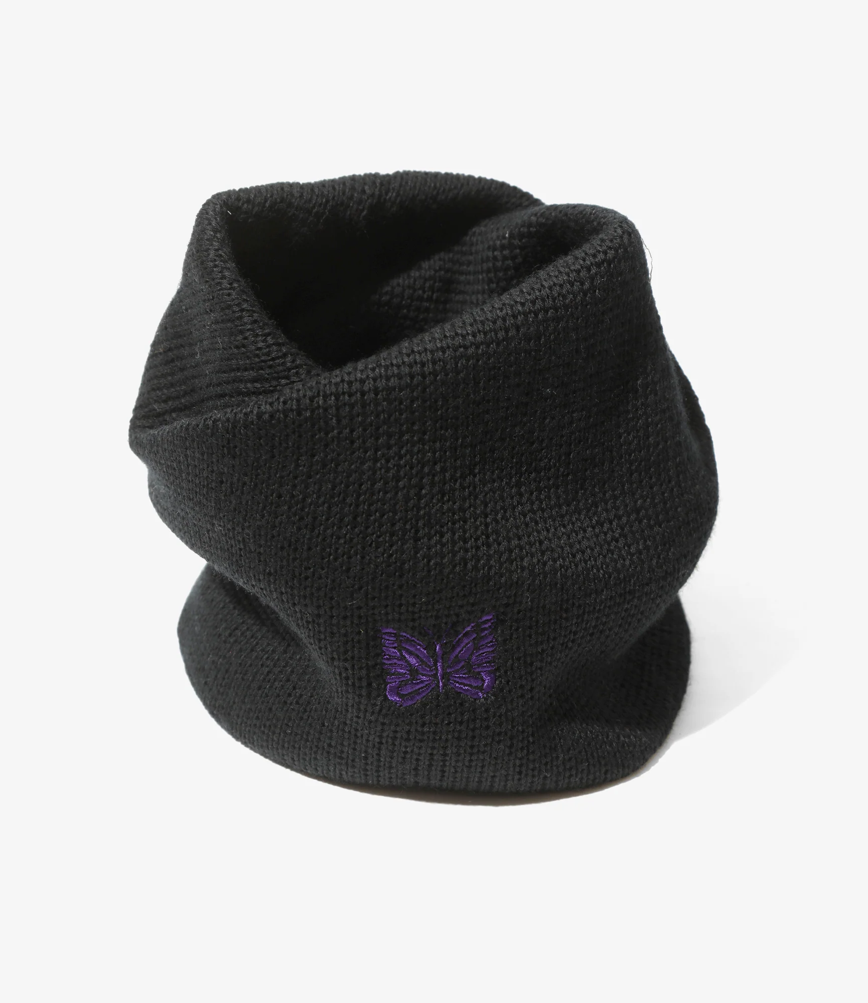 Neck Warmer - Black - Merino Wool