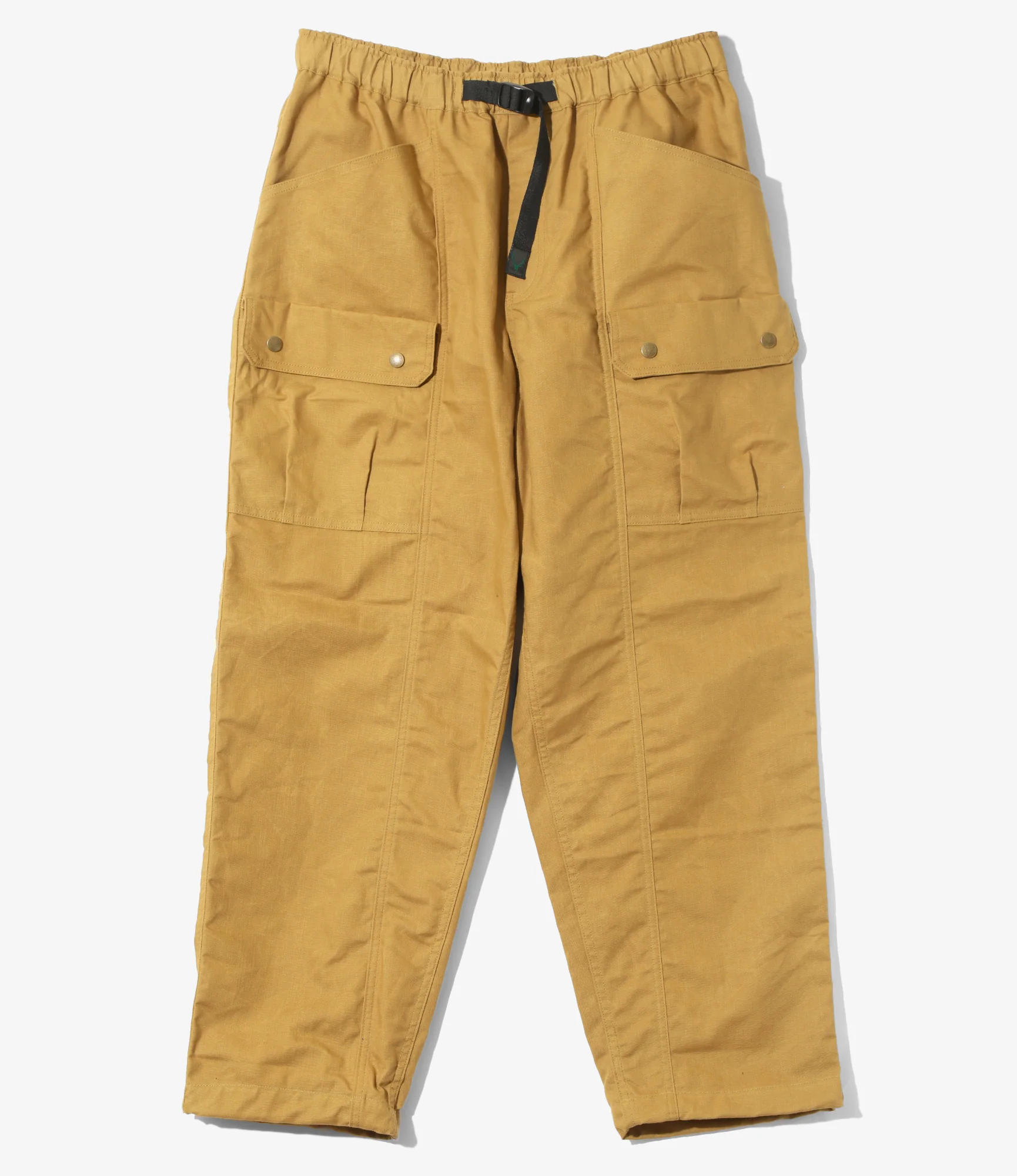 Belted Harbor Pant - Mustard - OX / Paraffin Coating