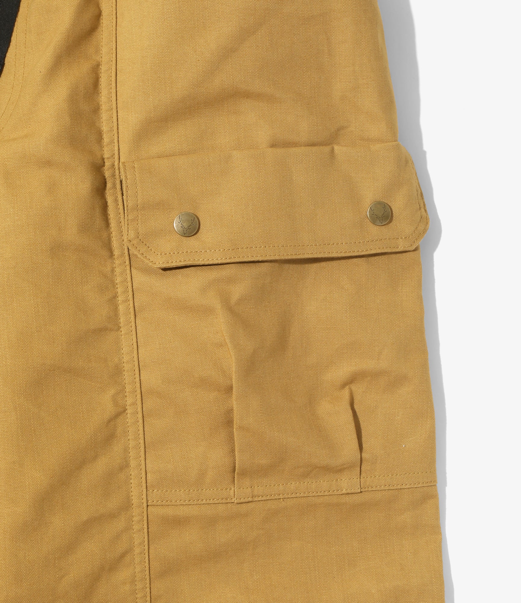Belted Harbor Pant - Mustard - OX / Paraffin Coating