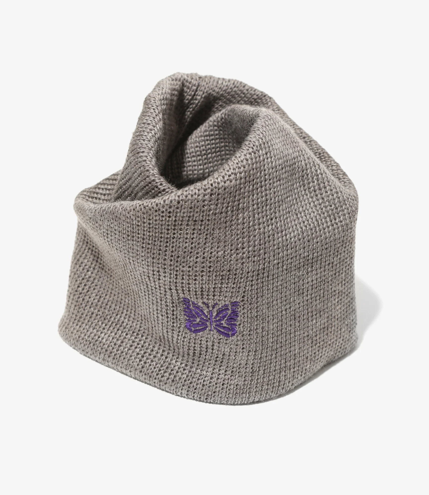 Neck Warmer - Grey - Merino Wool