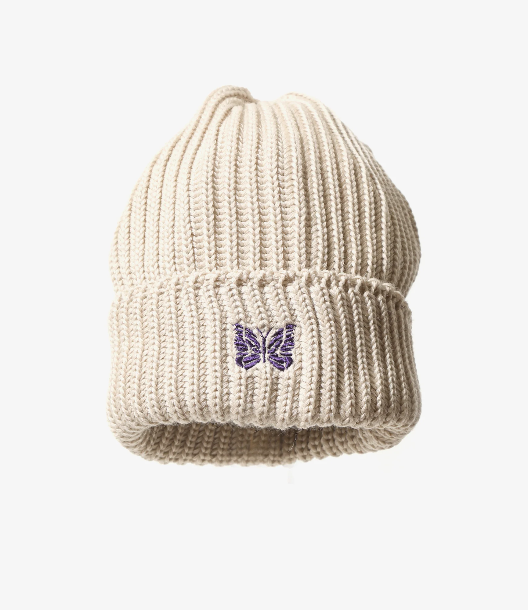Watch Cap - Beige - Merino Wool