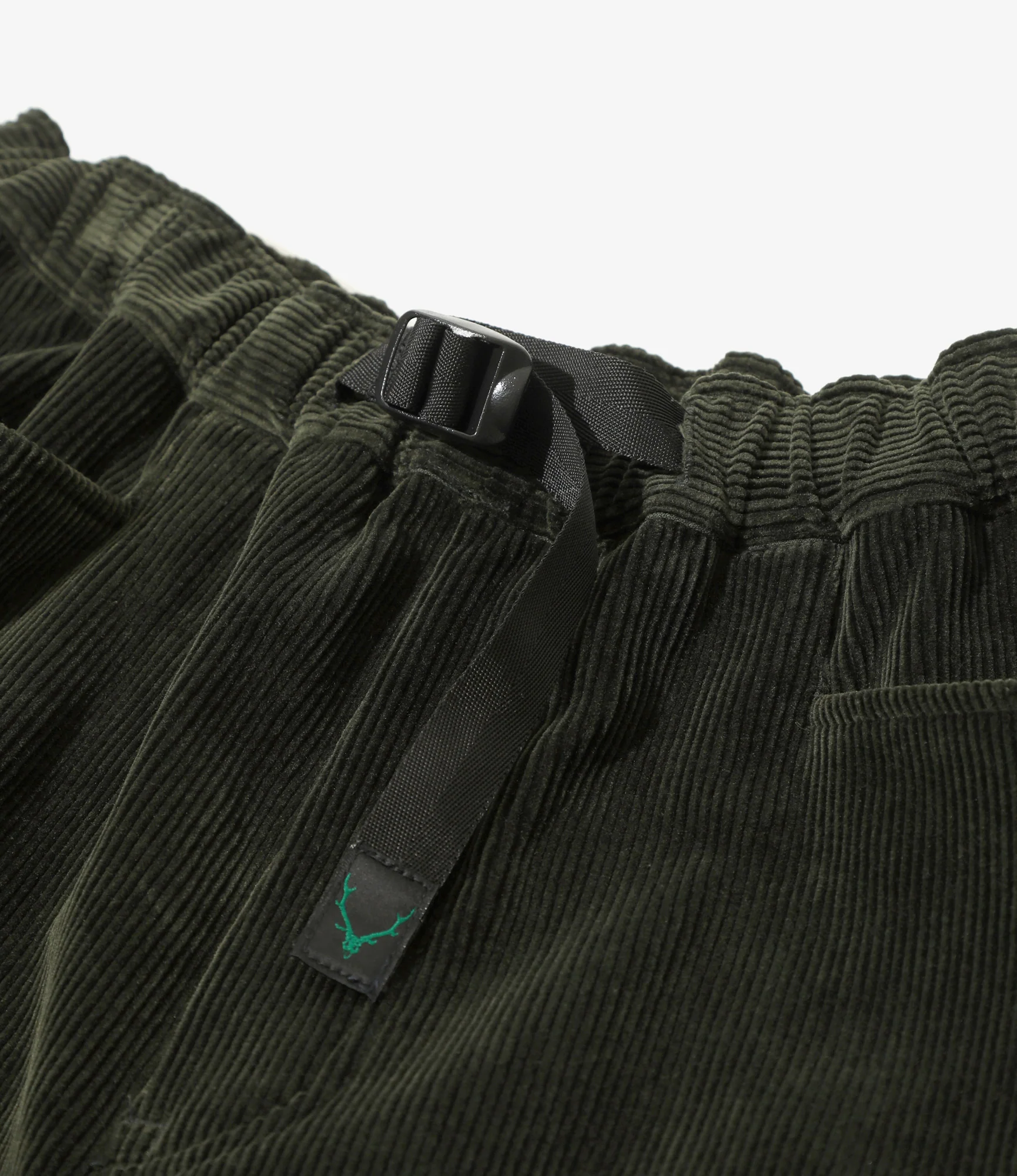 Belted Logger Pant - Olive - C/R 9W Corduroy