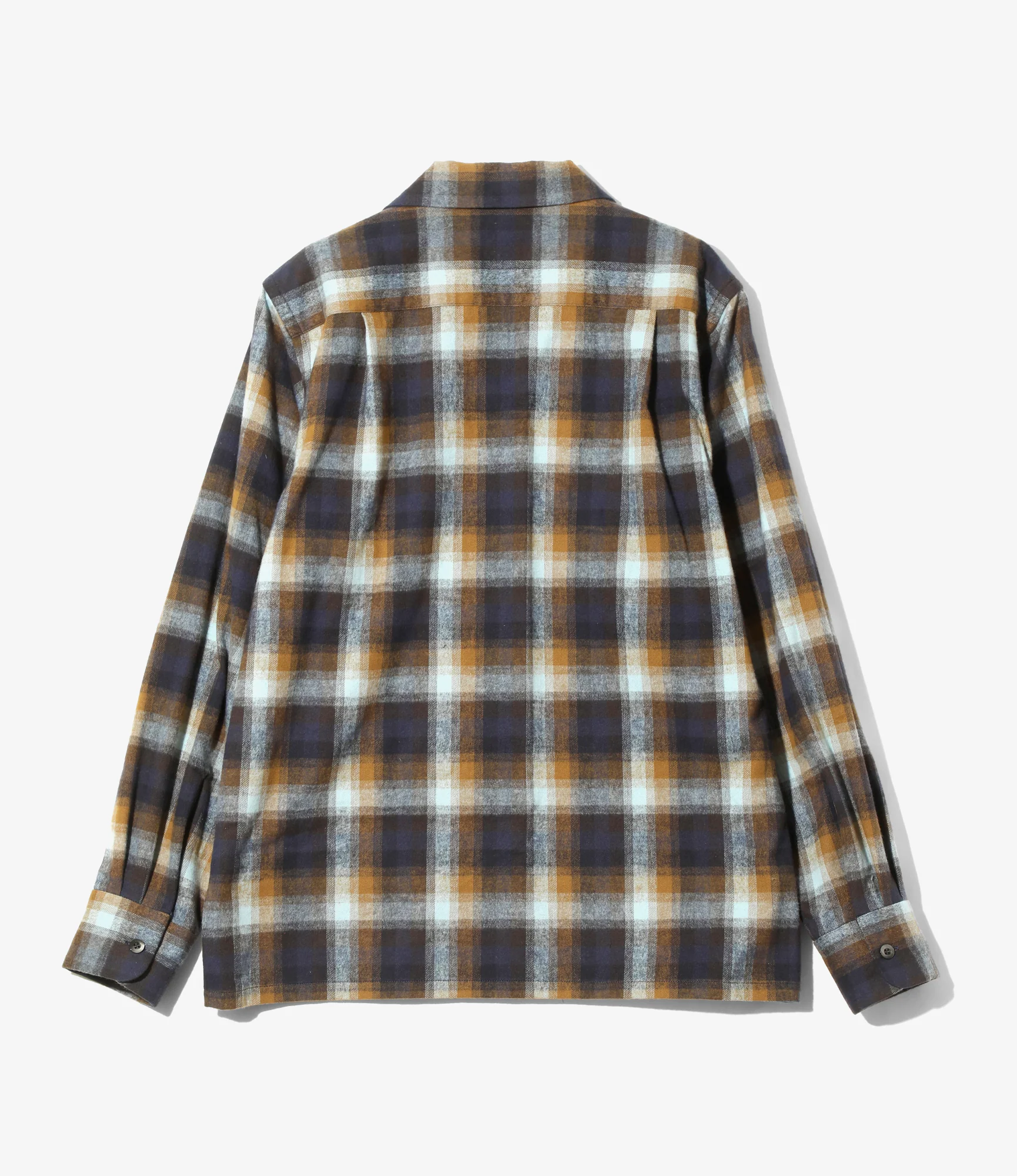 6 Pocket Shirt - Blue - Cotton Plaid