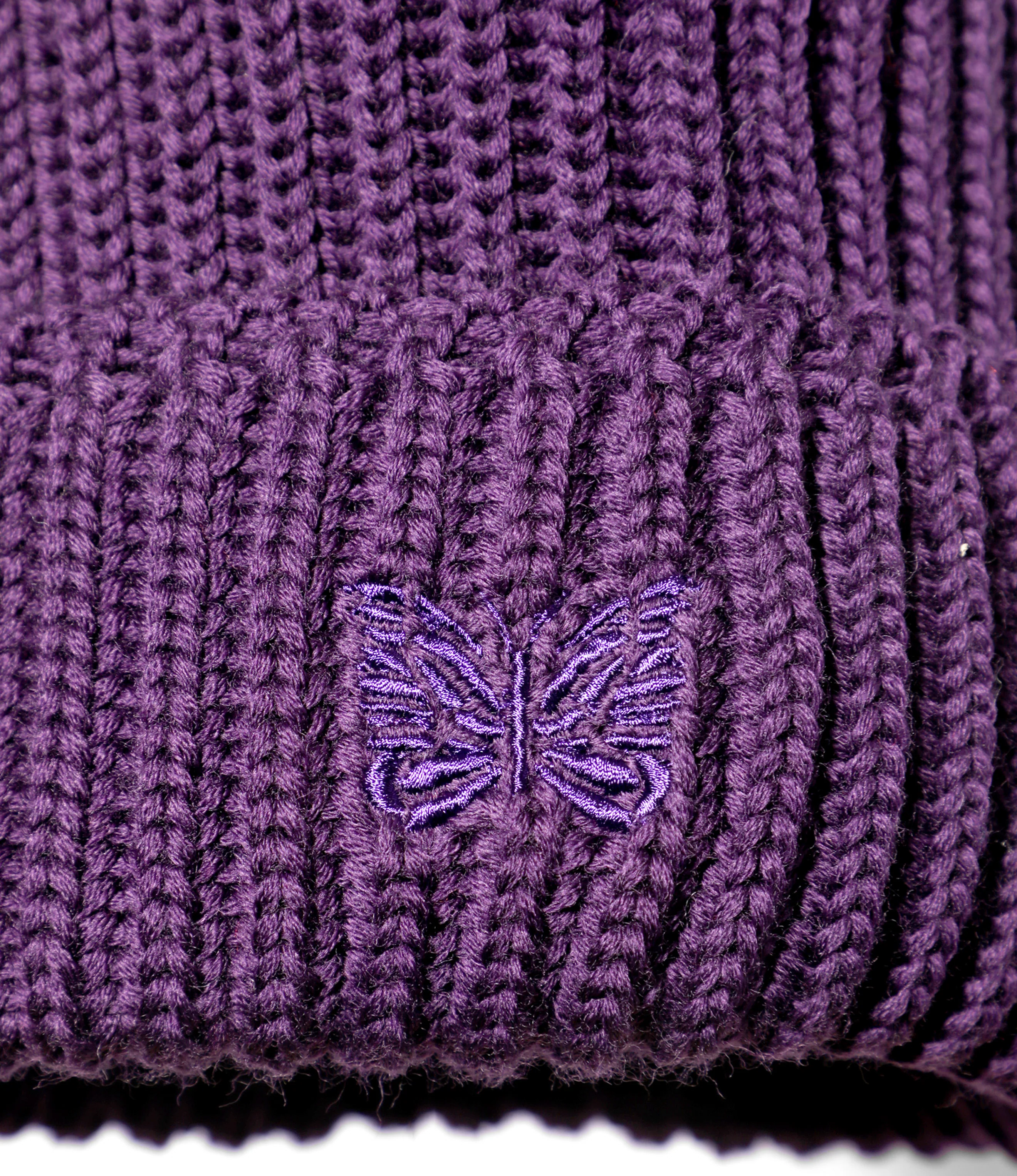 Watch Cap - Purple - Merino Wool