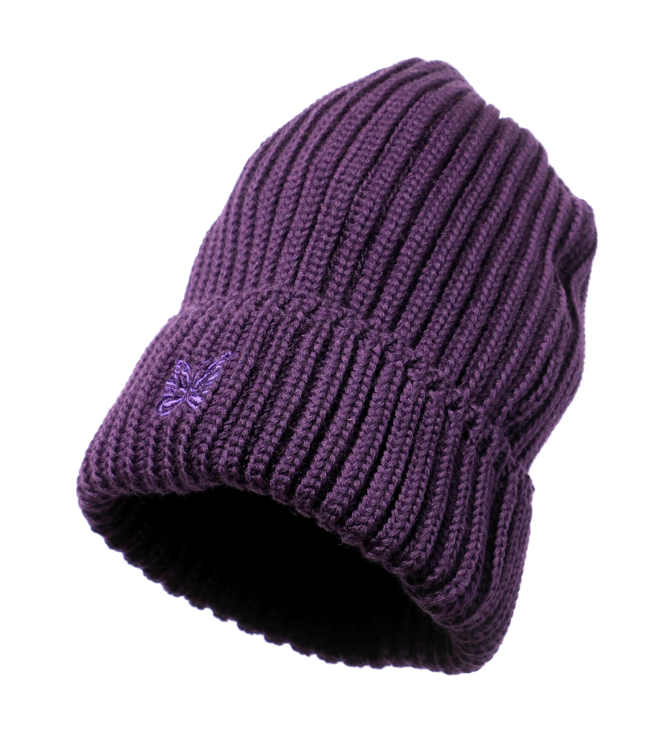 Watch Cap - Purple - Merino Wool