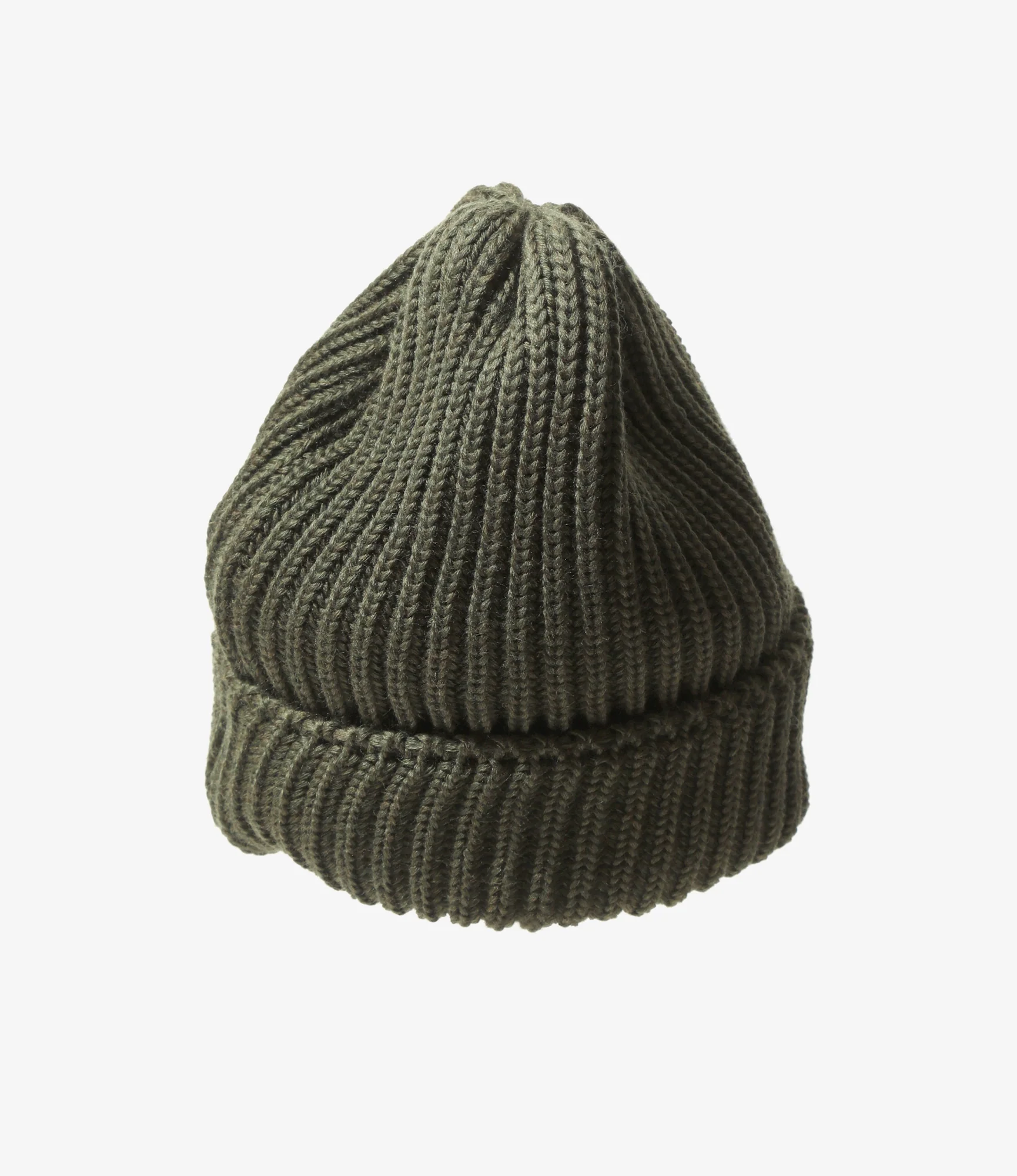 Watch Cap - Olive - Merino Wool