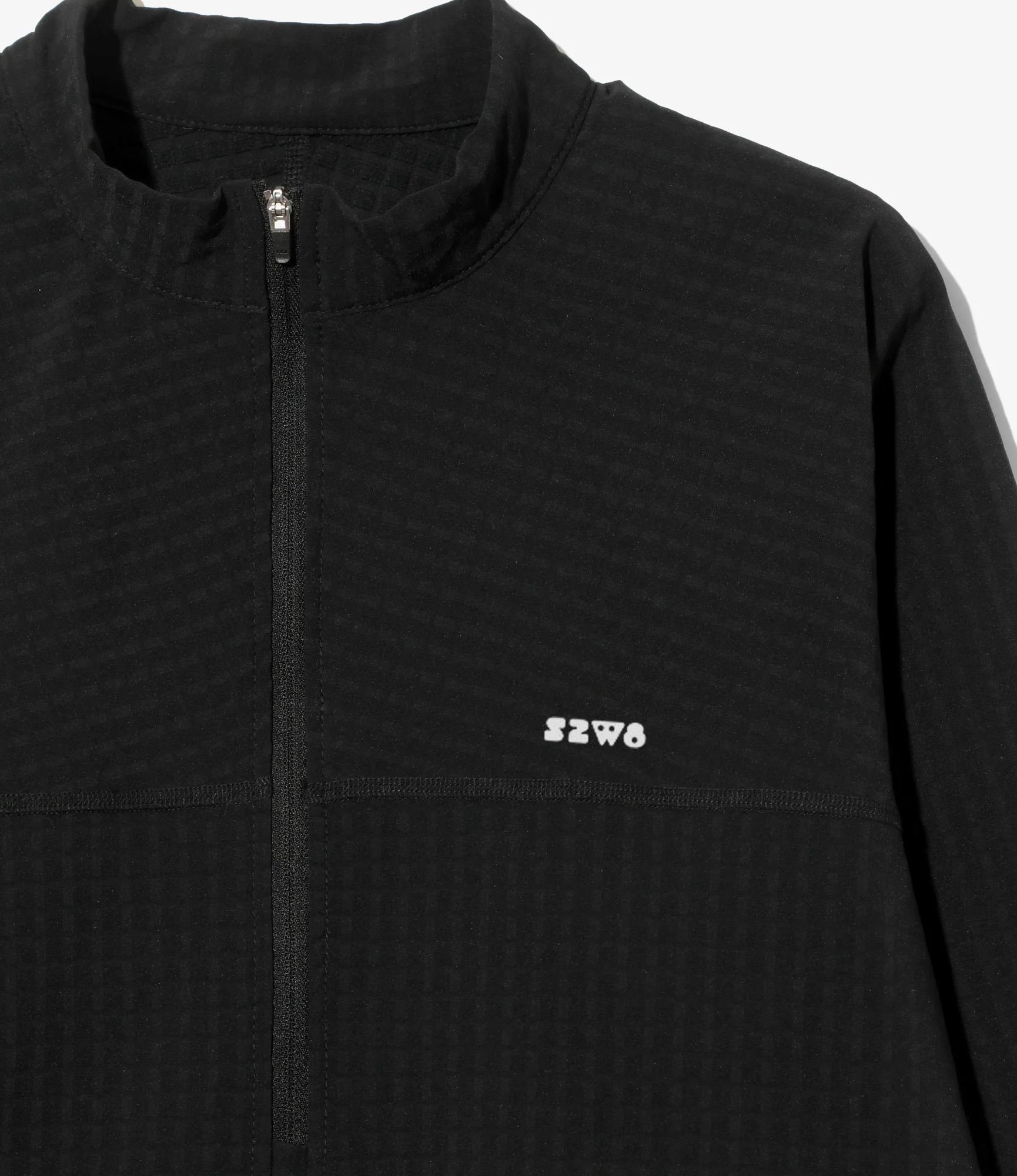 Base Layer Shirt - Black - Fleece / Back Grid