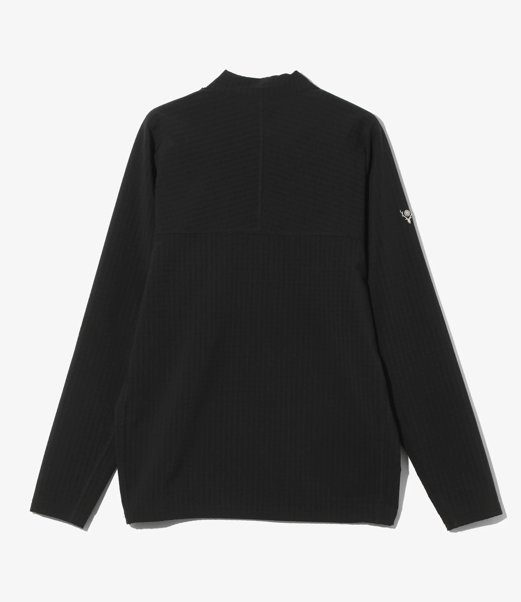 Base Layer Shirt - Black - Fleece / Back Grid 4 Base Layer Shirt - Black - Fleece / Back Grid
