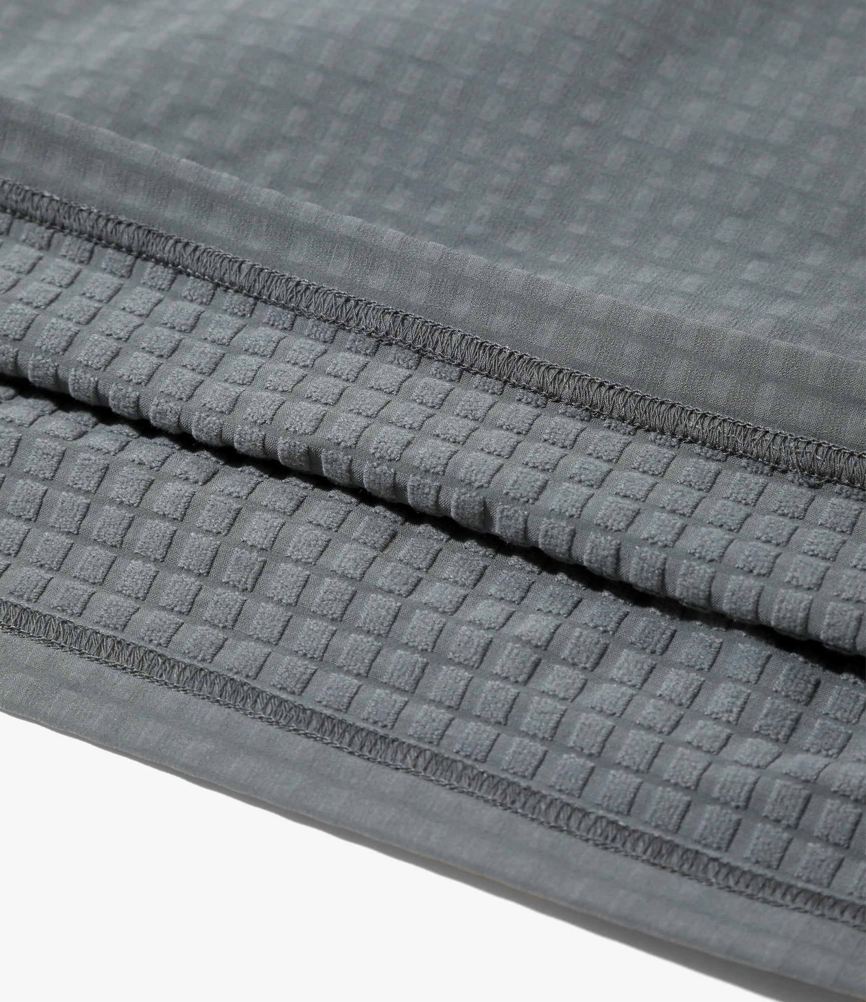 Base Layer Shirt - Grey - Fleece / Back Grid