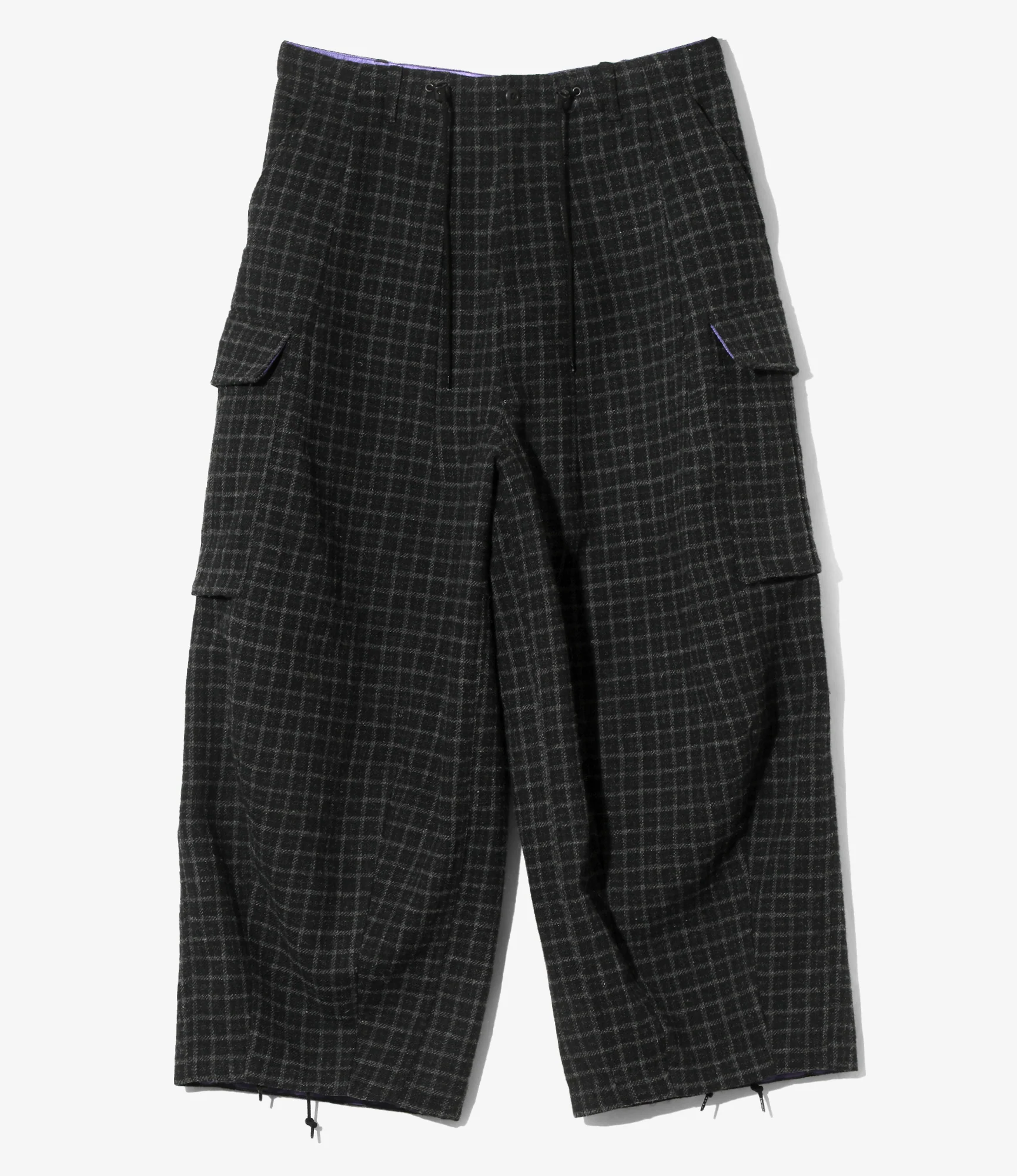 H.D. BDU Pant - Charcoal - Wool Tweed Plaid