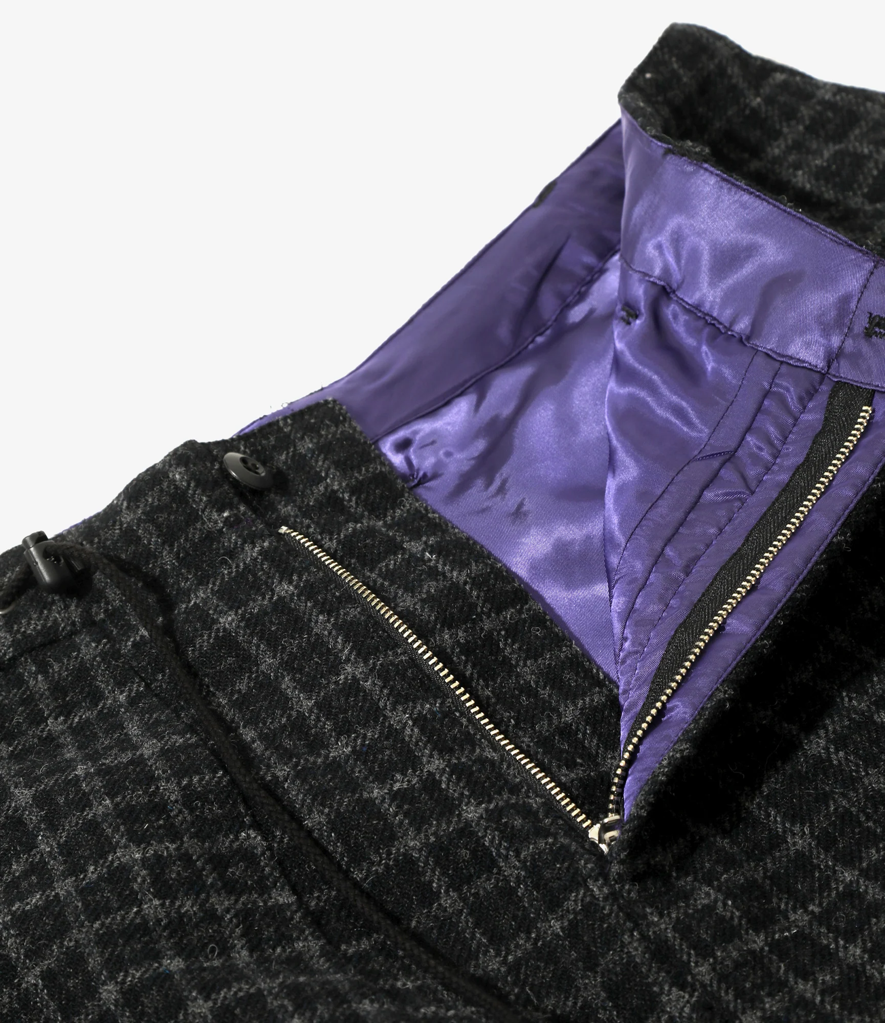 H.D. BDU Pant - Charcoal - Wool Tweed Plaid