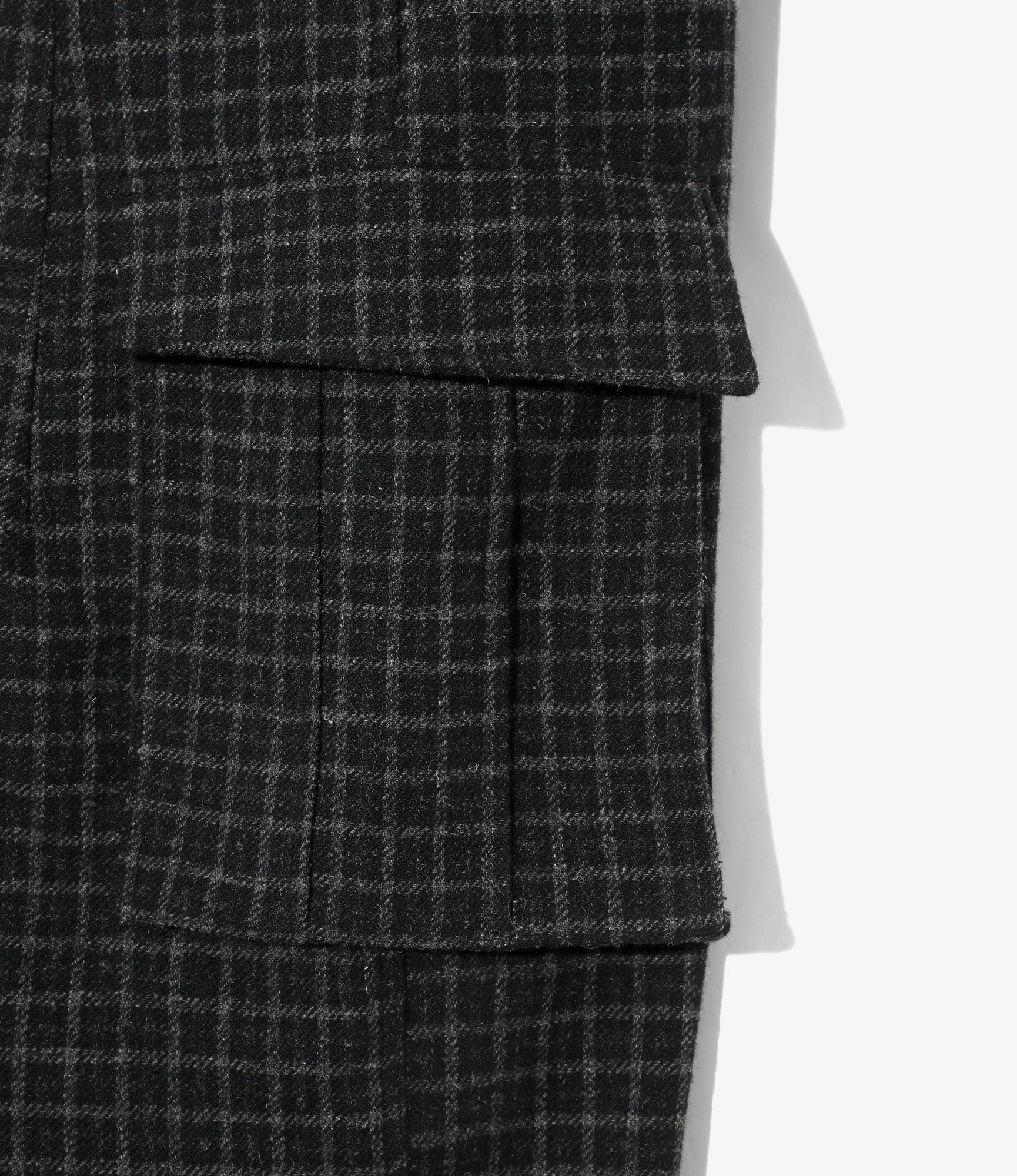 H.D. BDU Pant - Charcoal - Wool Tweed Plaid 3 H.D. BDU Pant - Charcoal - Wool Tweed Plaid