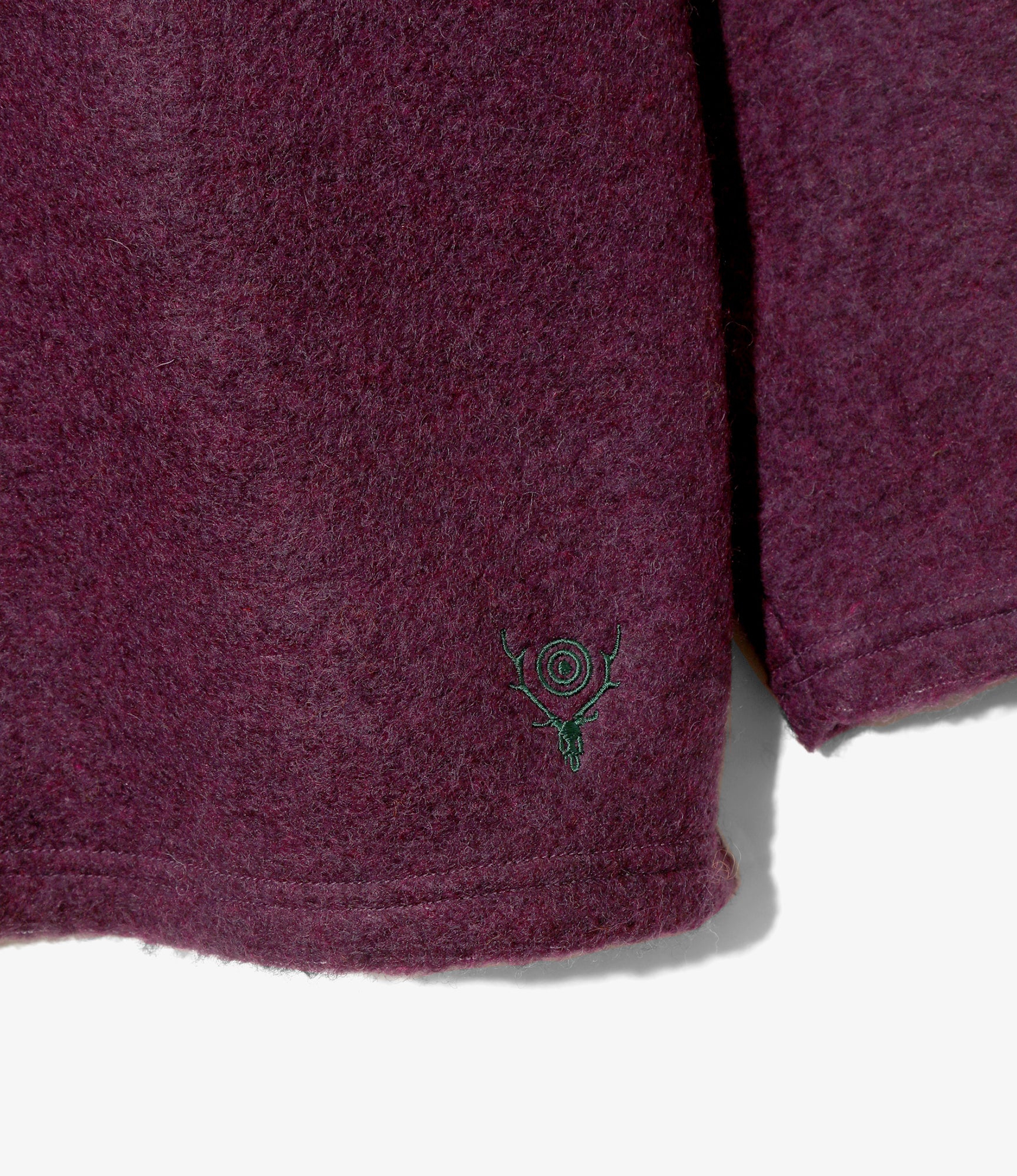 S.S. V Neck Cardigan - Purple - W/PE Boiled Jersey 3 S.S. V Neck Cardigan - Purple - W/PE Boiled Jersey