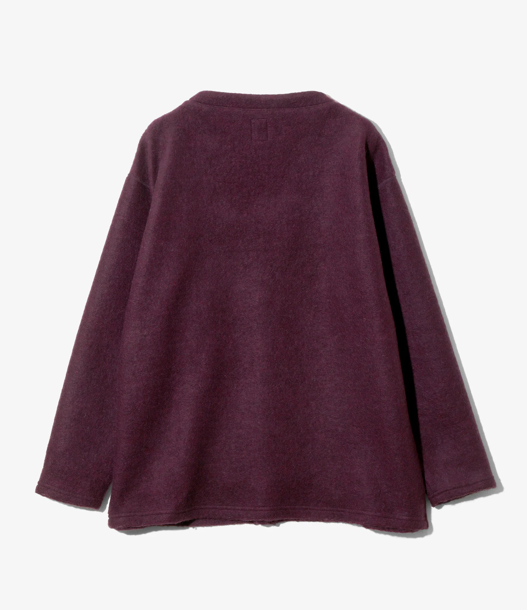 S.S. V Neck Cardigan - Purple - W/PE Boiled Jersey 4 S.S. V Neck Cardigan - Purple - W/PE Boiled Jersey
