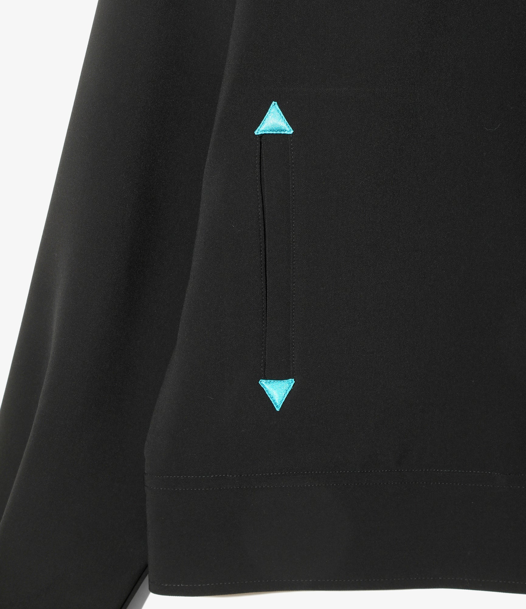 Women's Piping Cowboy Jacket - Black - Poly Double Cloth