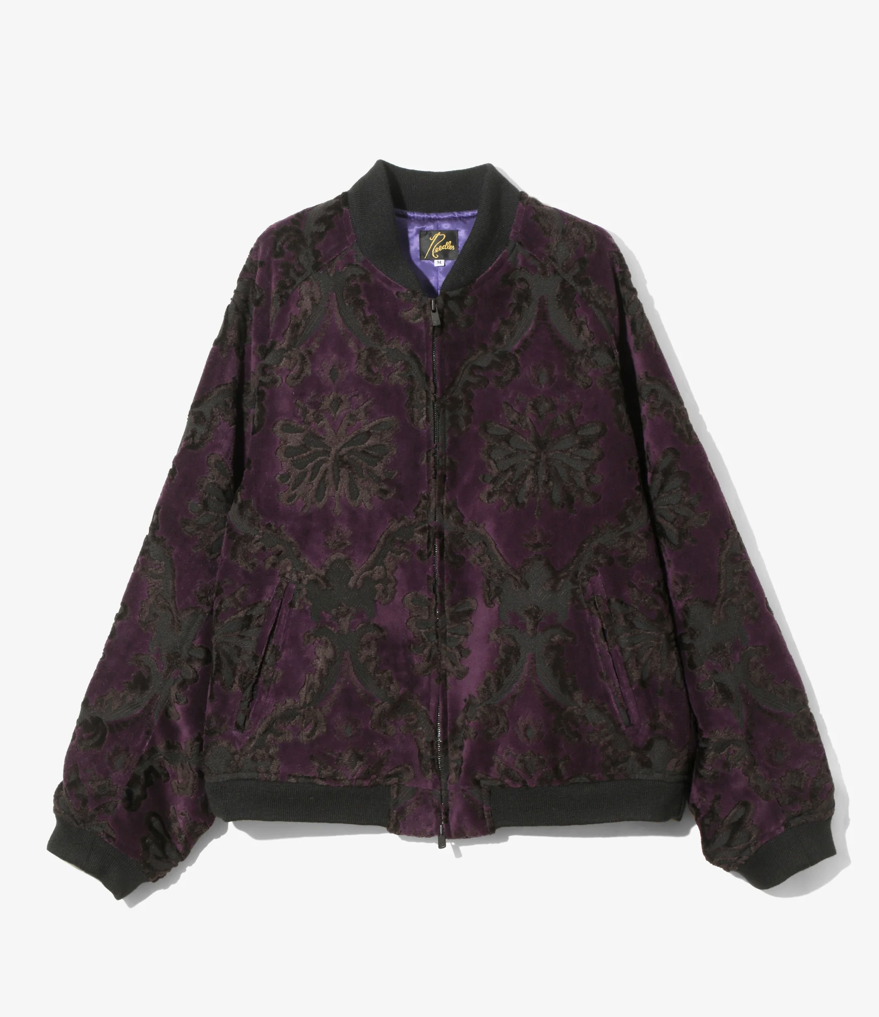 Women's B.B. Jacket - Purple - Papillon Pile Jacquard