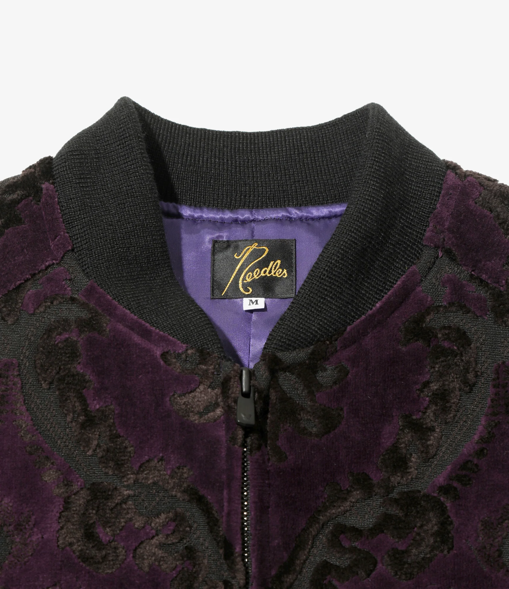 Women's B.B. Jacket - Purple - Papillon Pile Jacquard